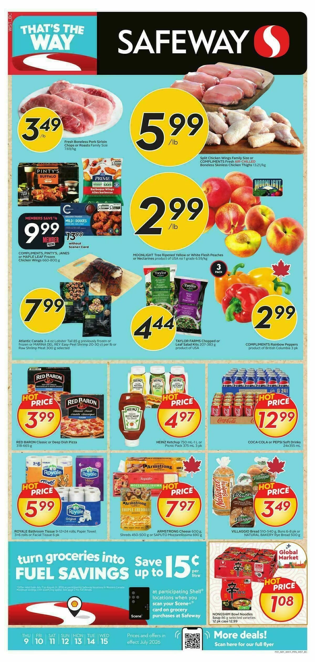 Safeway Flyer from July 9