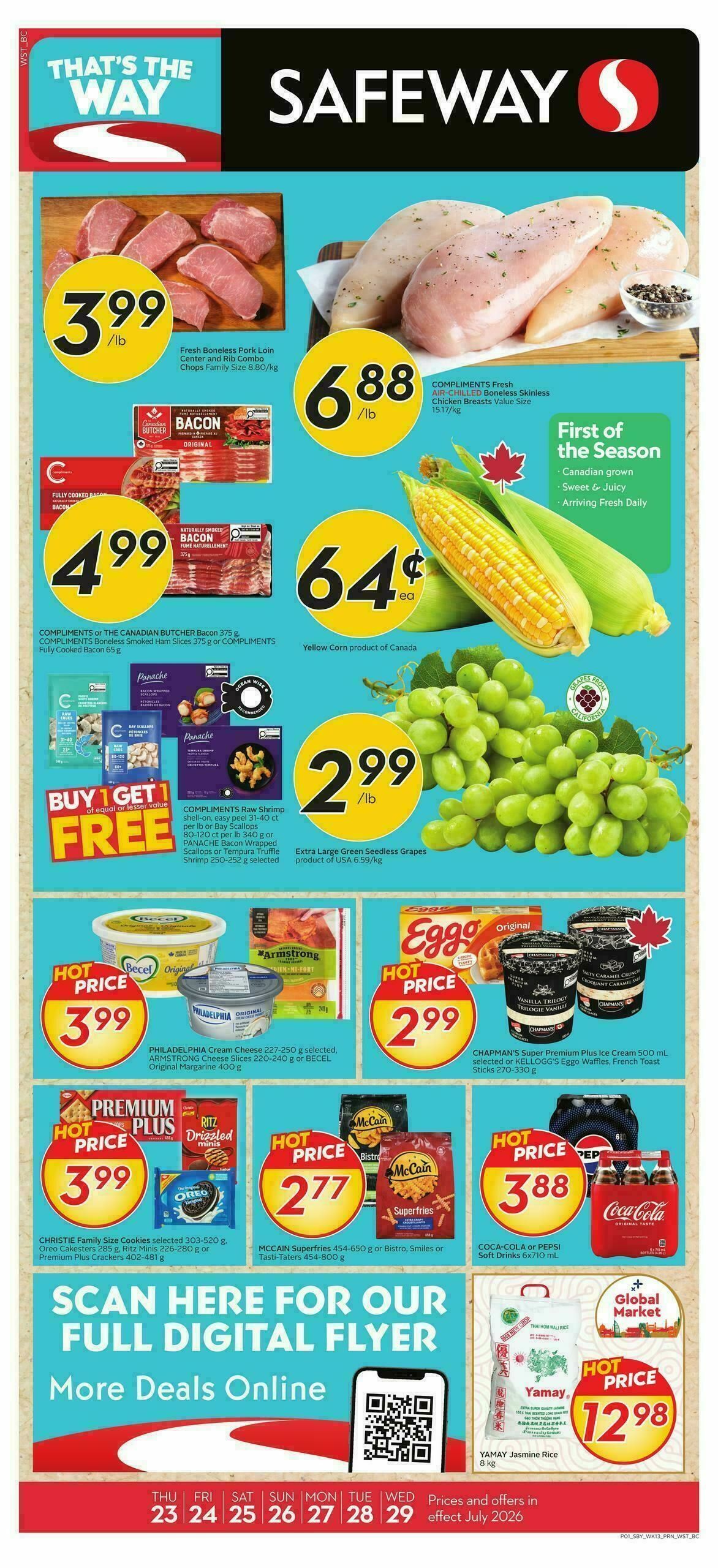 Safeway Flyer from July 23