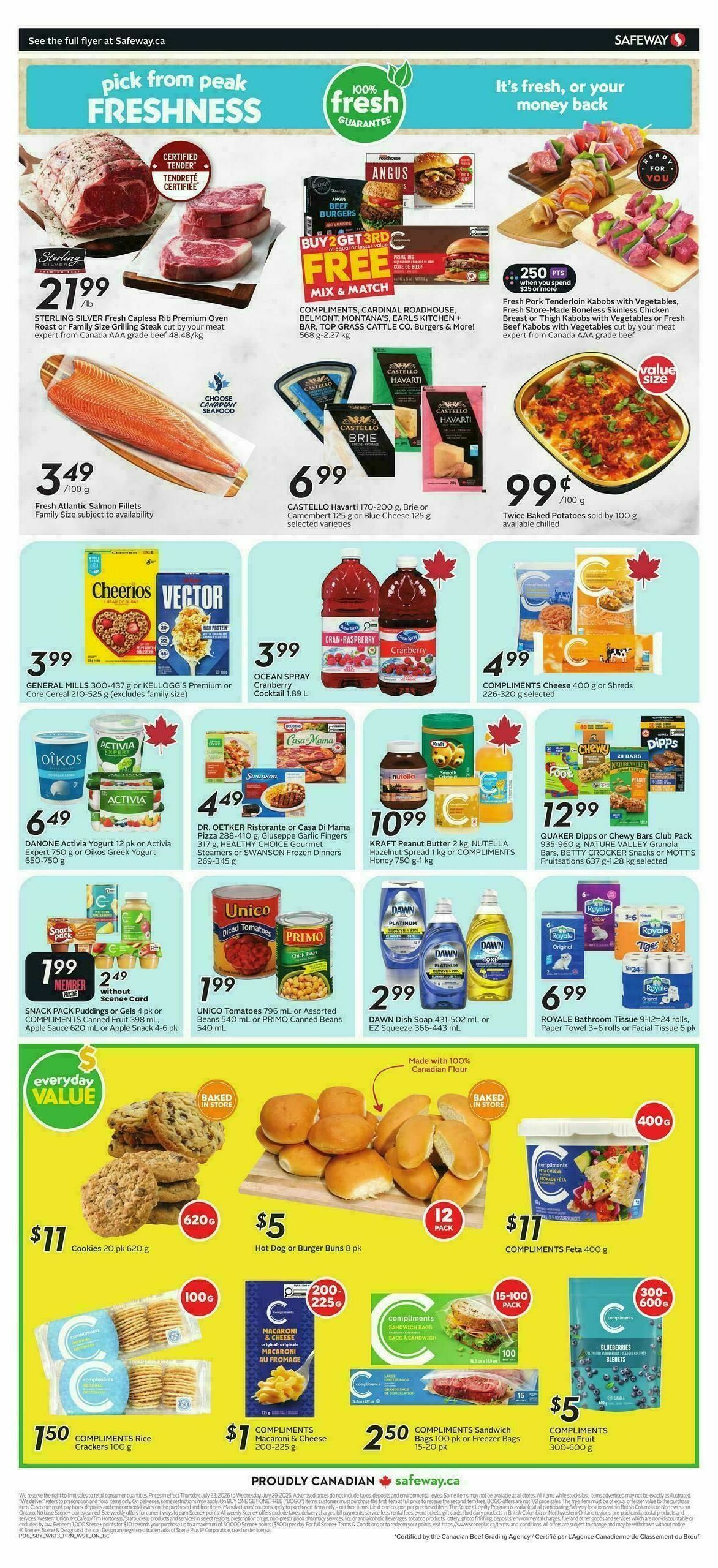 Safeway Flyer from July 23