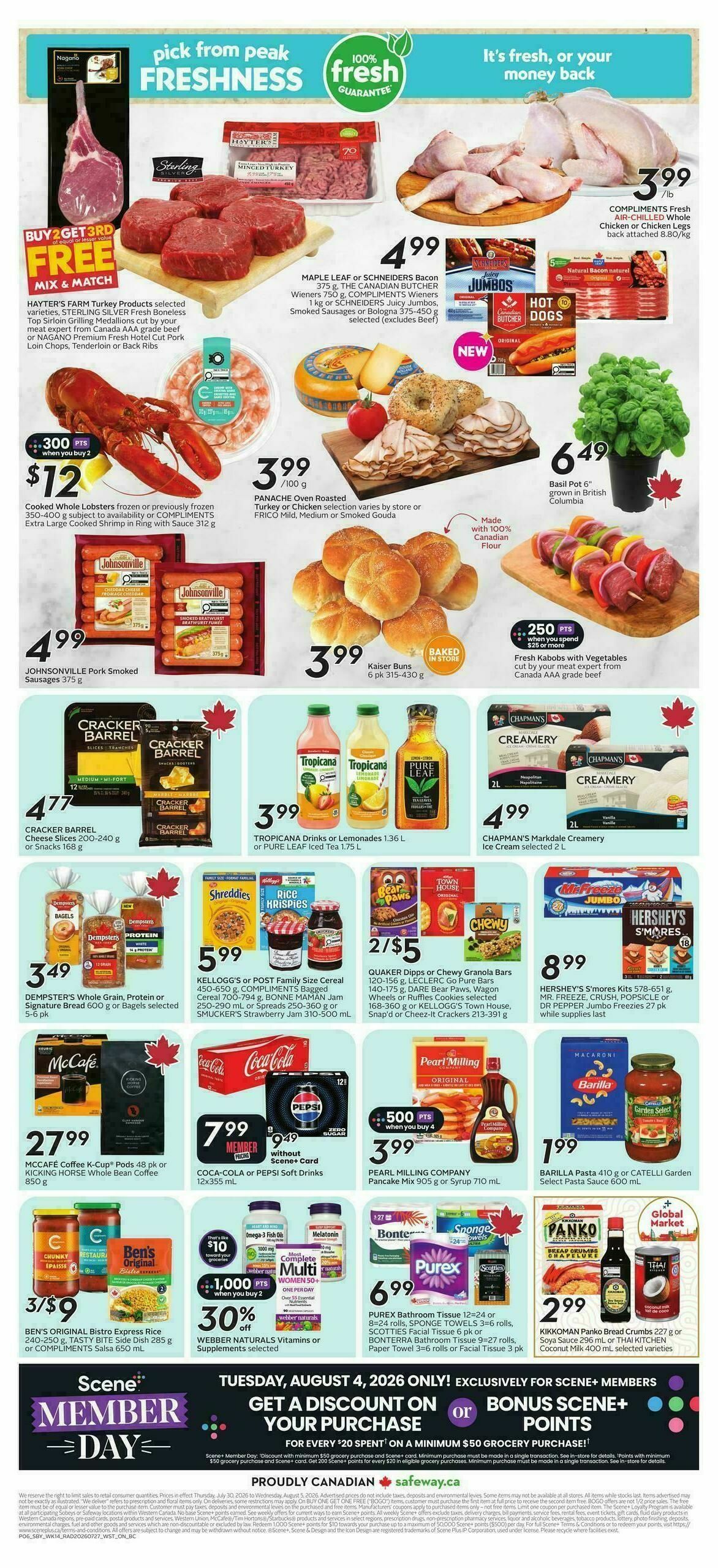 Safeway Flyer from July 30