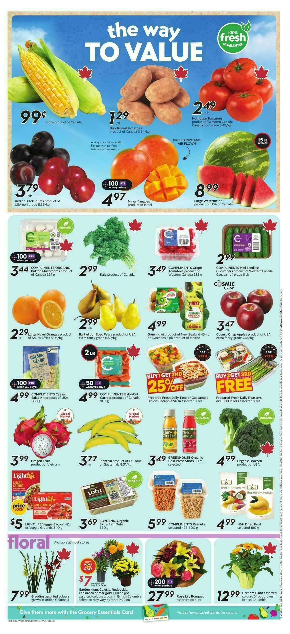 Safeway Flyer from July 30