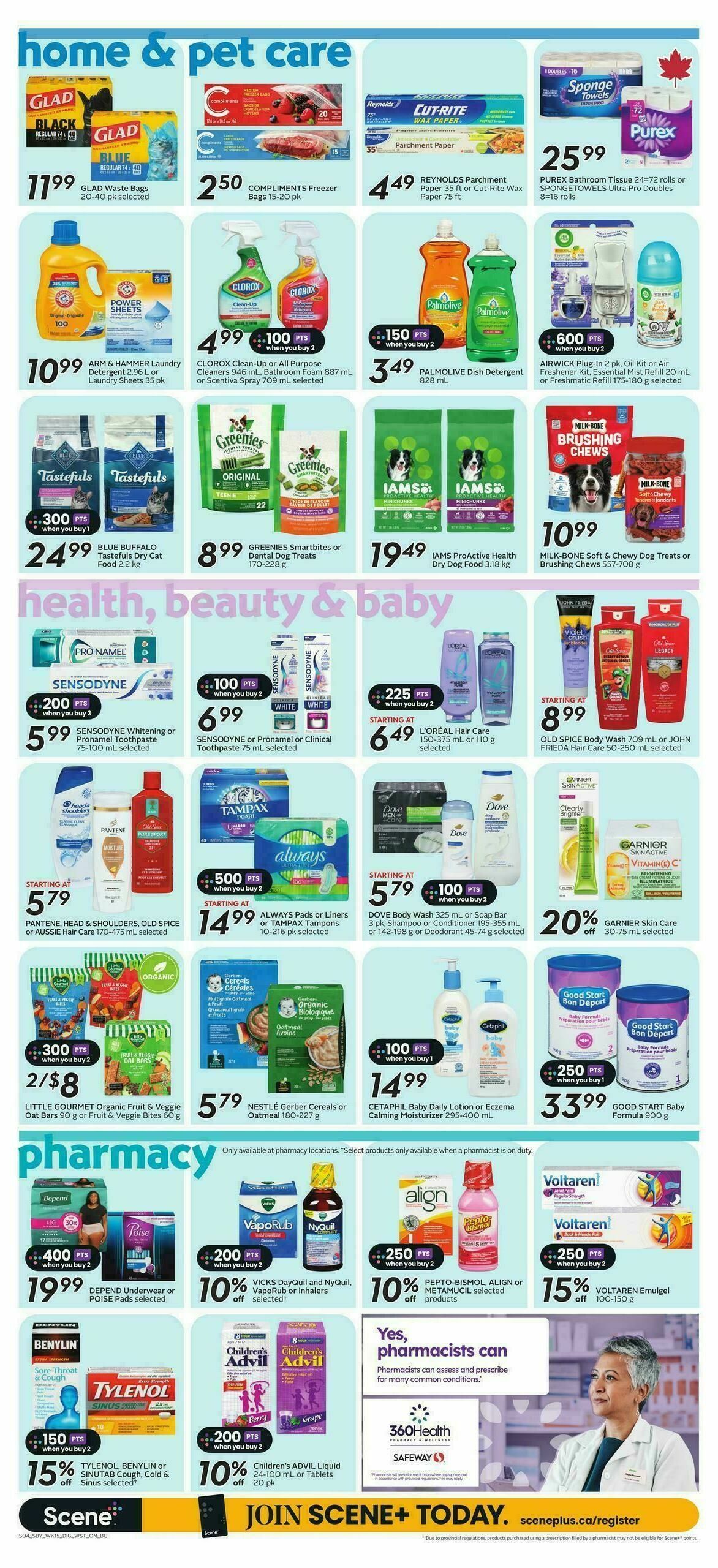 Safeway Flyer from August 6