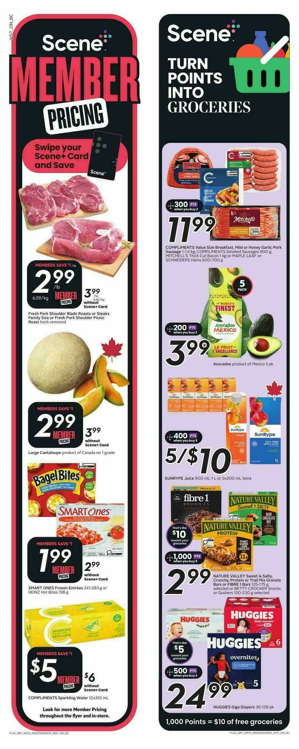 Safeway Flyer from August 6