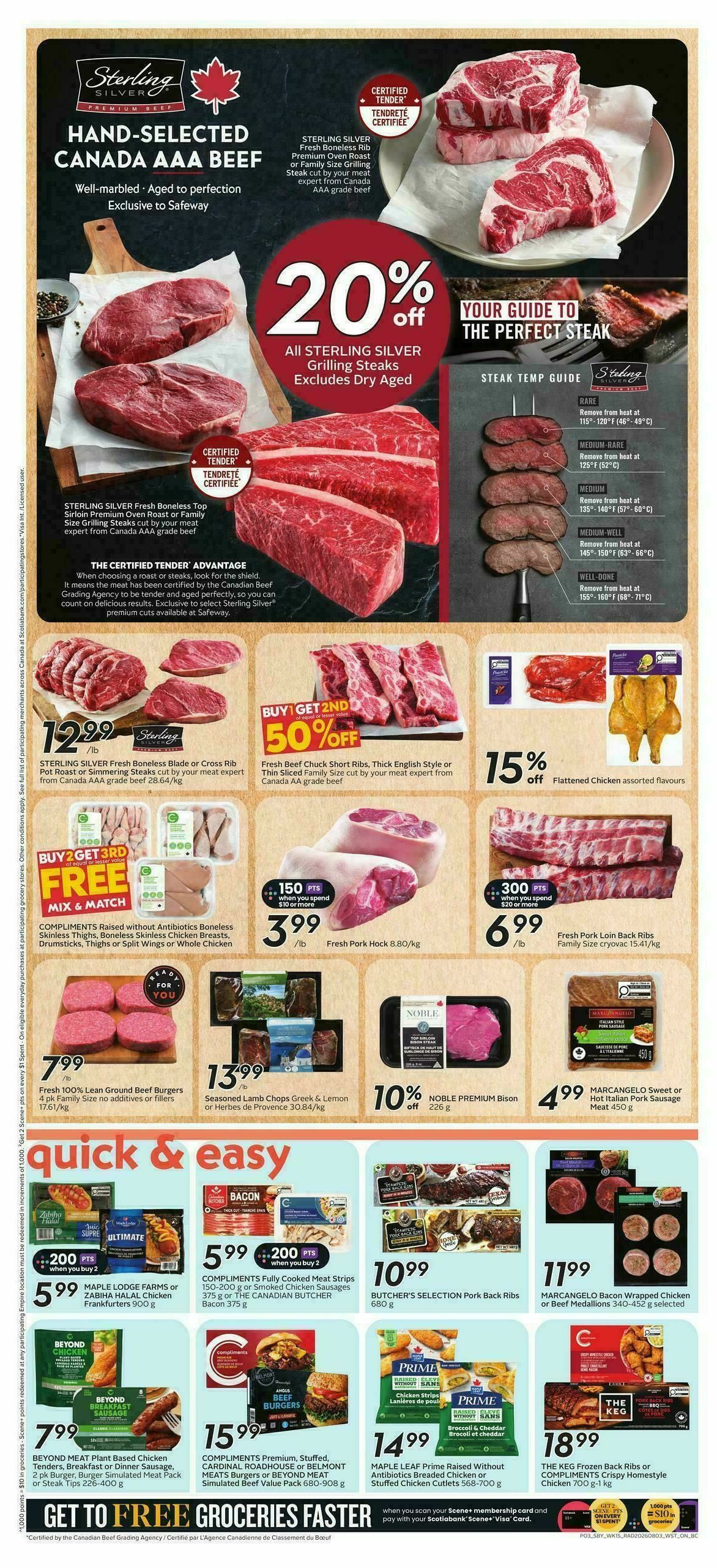Safeway Flyer from August 6