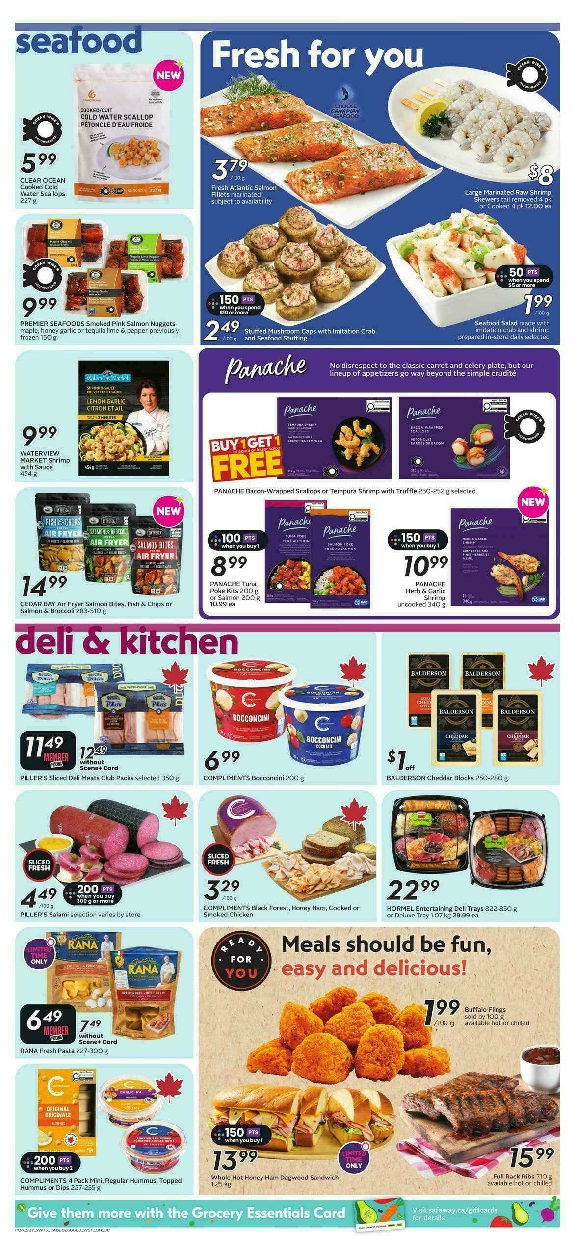 Safeway Flyer from August 6