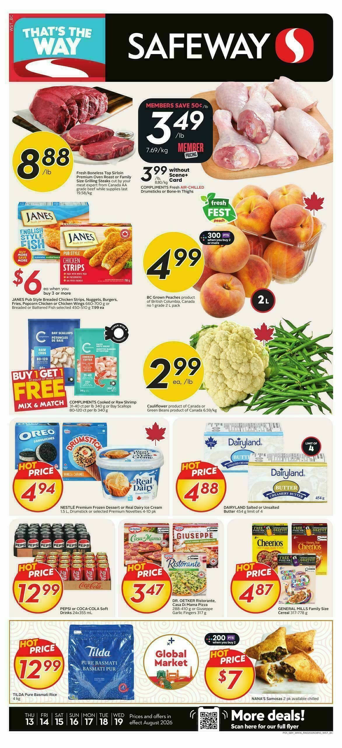 Safeway Flyer from August 13