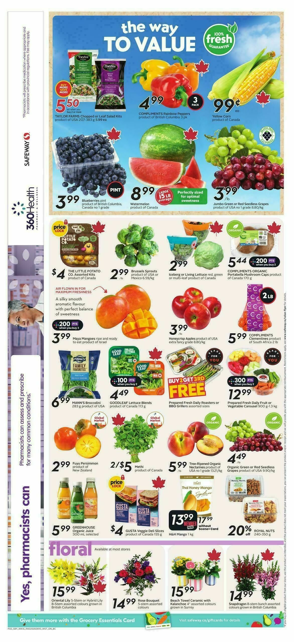 Safeway Flyer from August 13