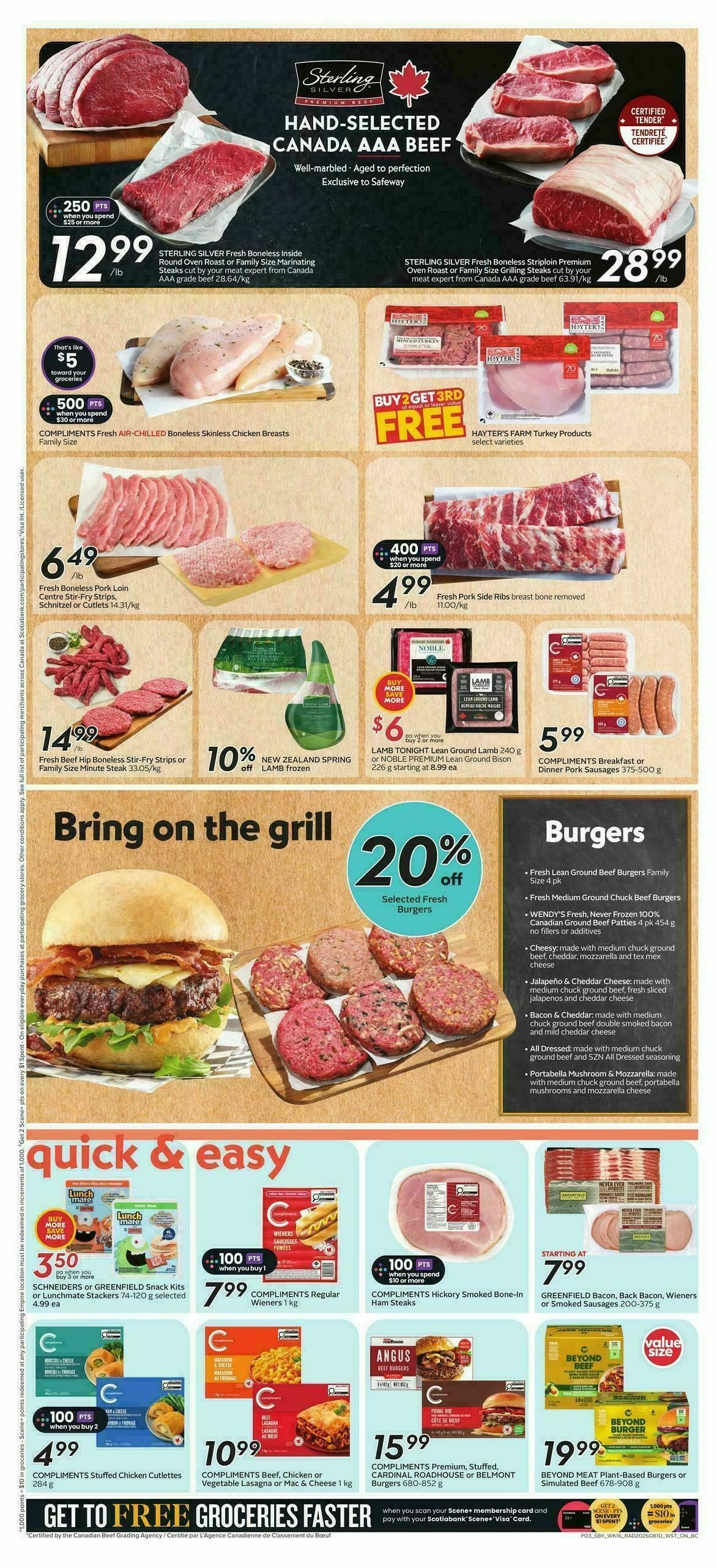 Safeway Flyer from August 13