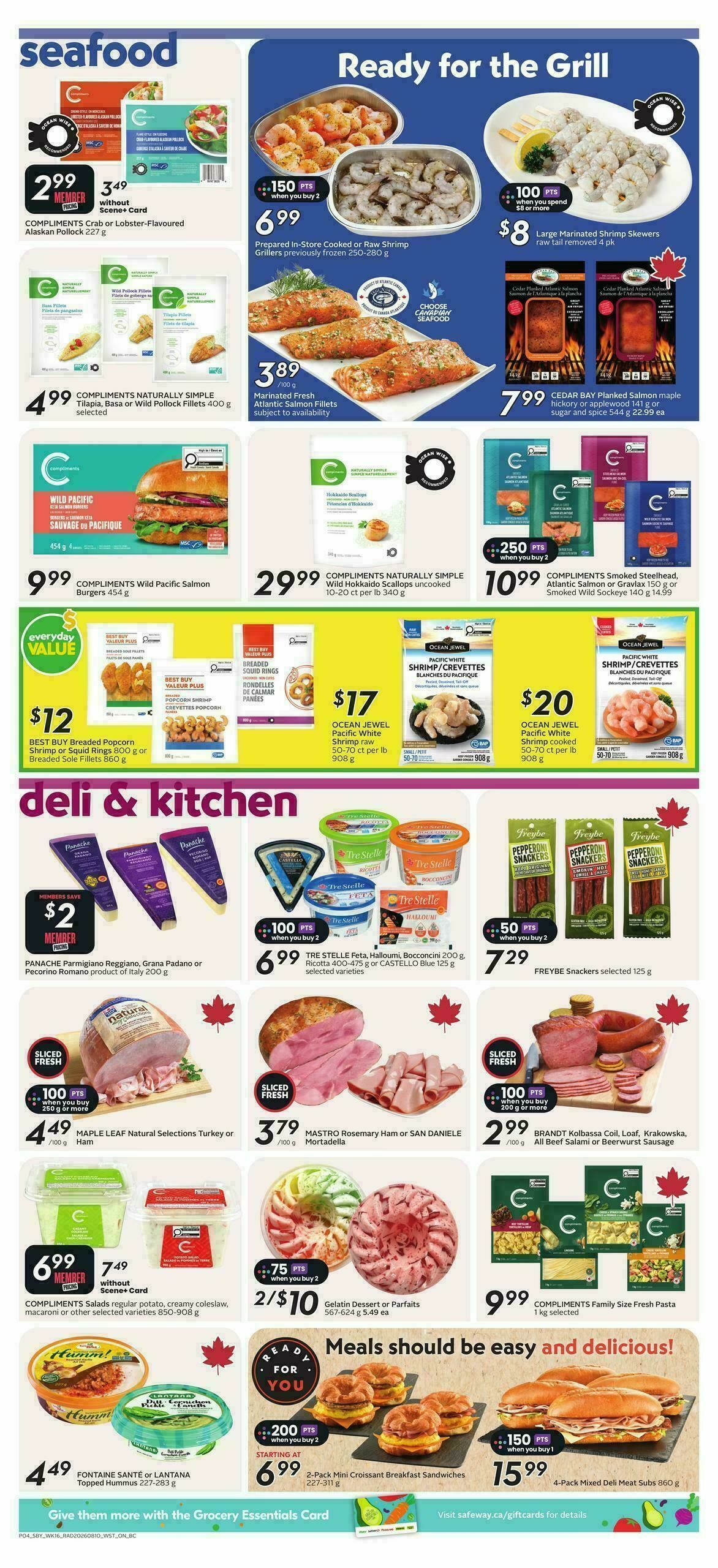 Safeway Flyer from August 13