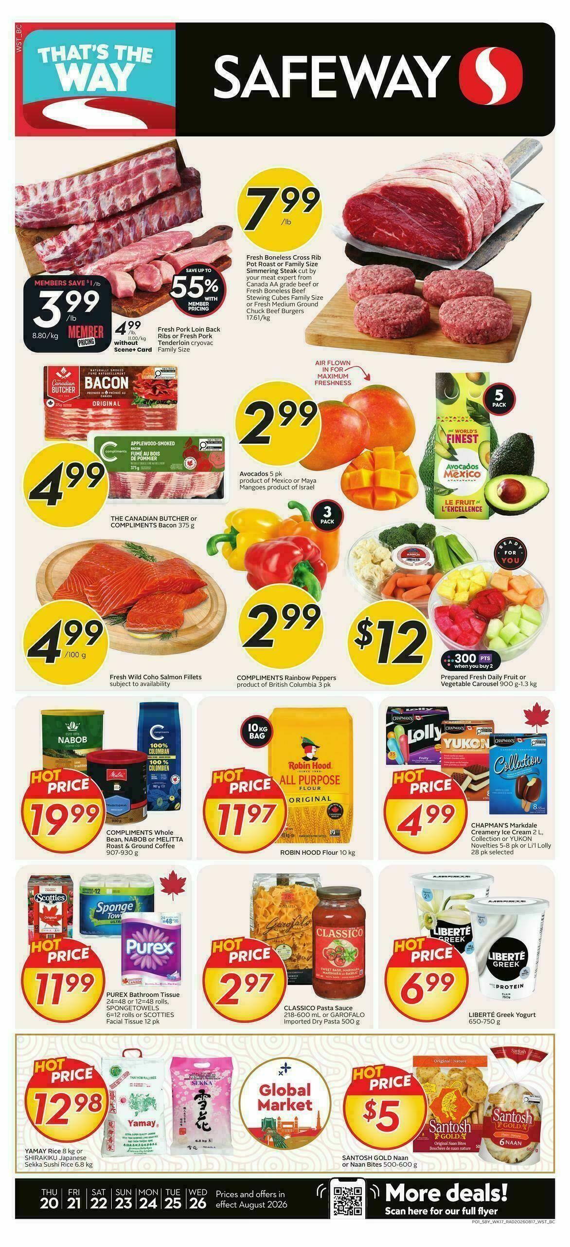 Safeway Flyer from August 20