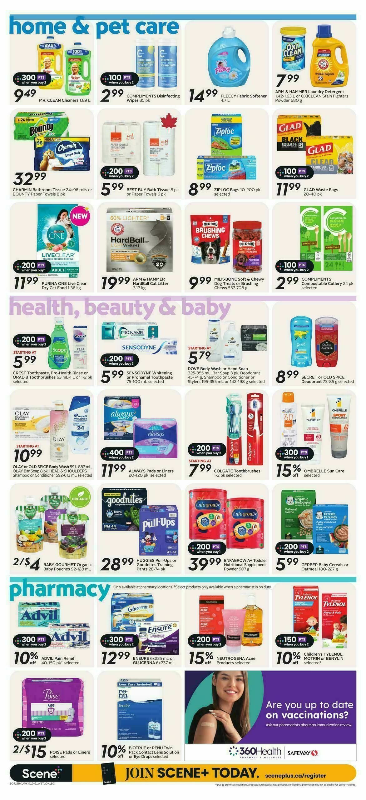 Safeway Flyer from August 20