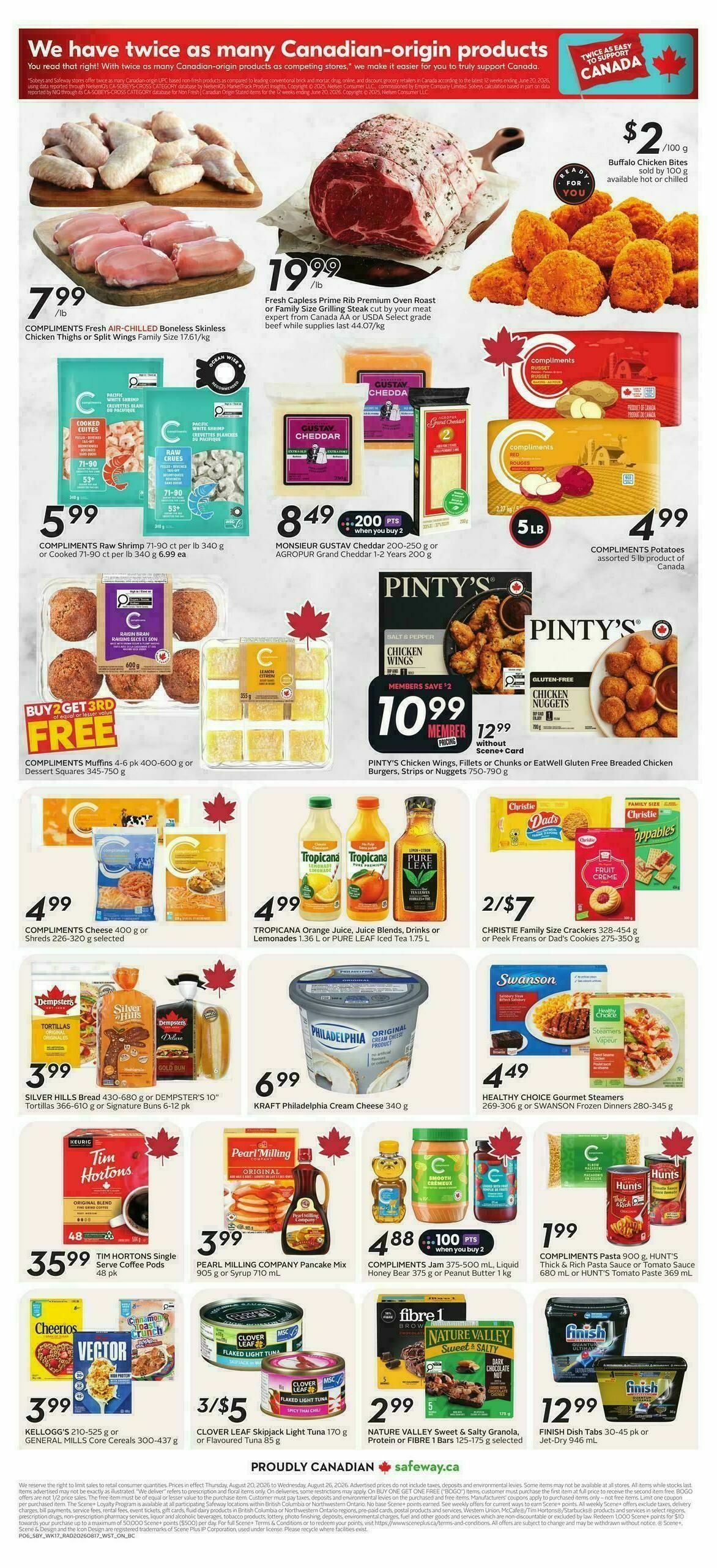 Safeway Flyer from August 20