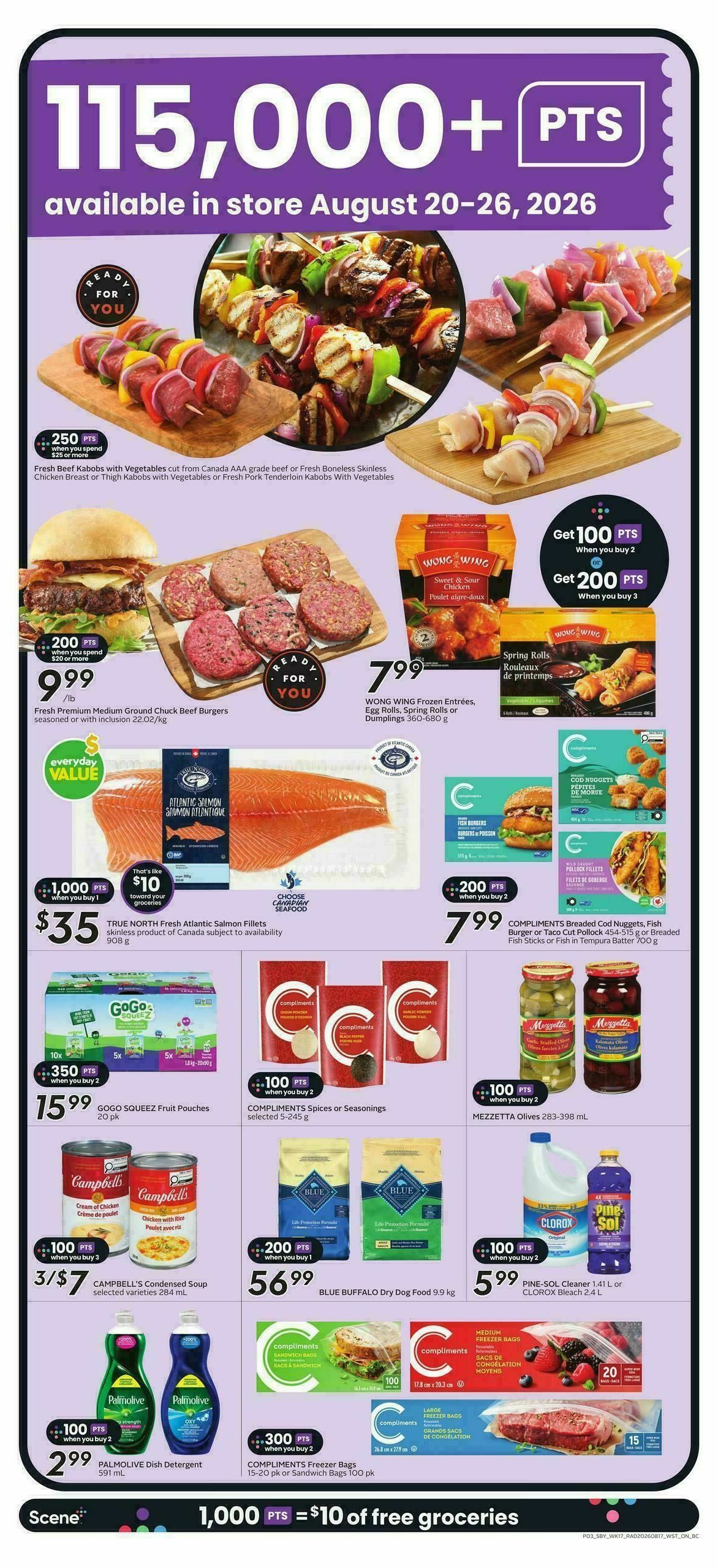 Safeway Flyer from August 20