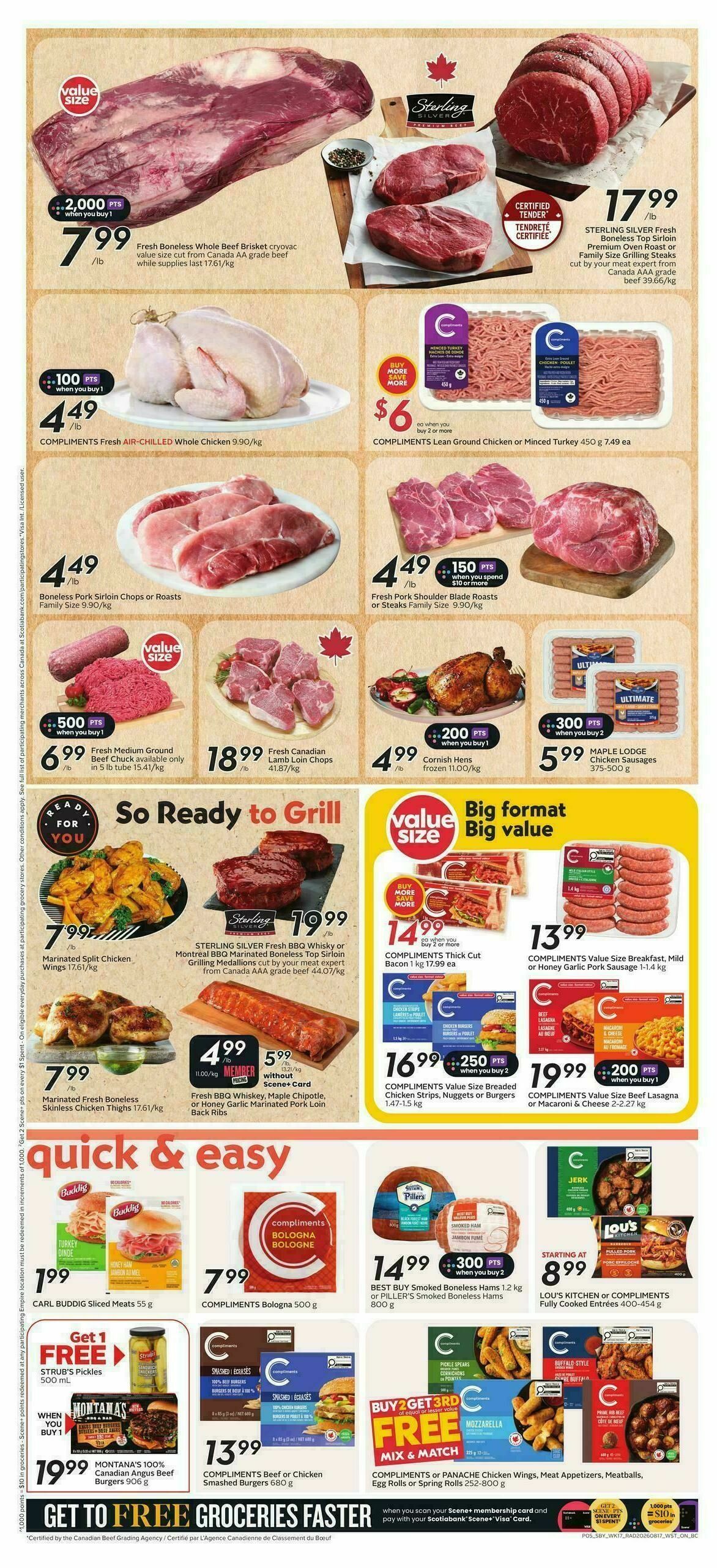 Safeway Flyer from August 20