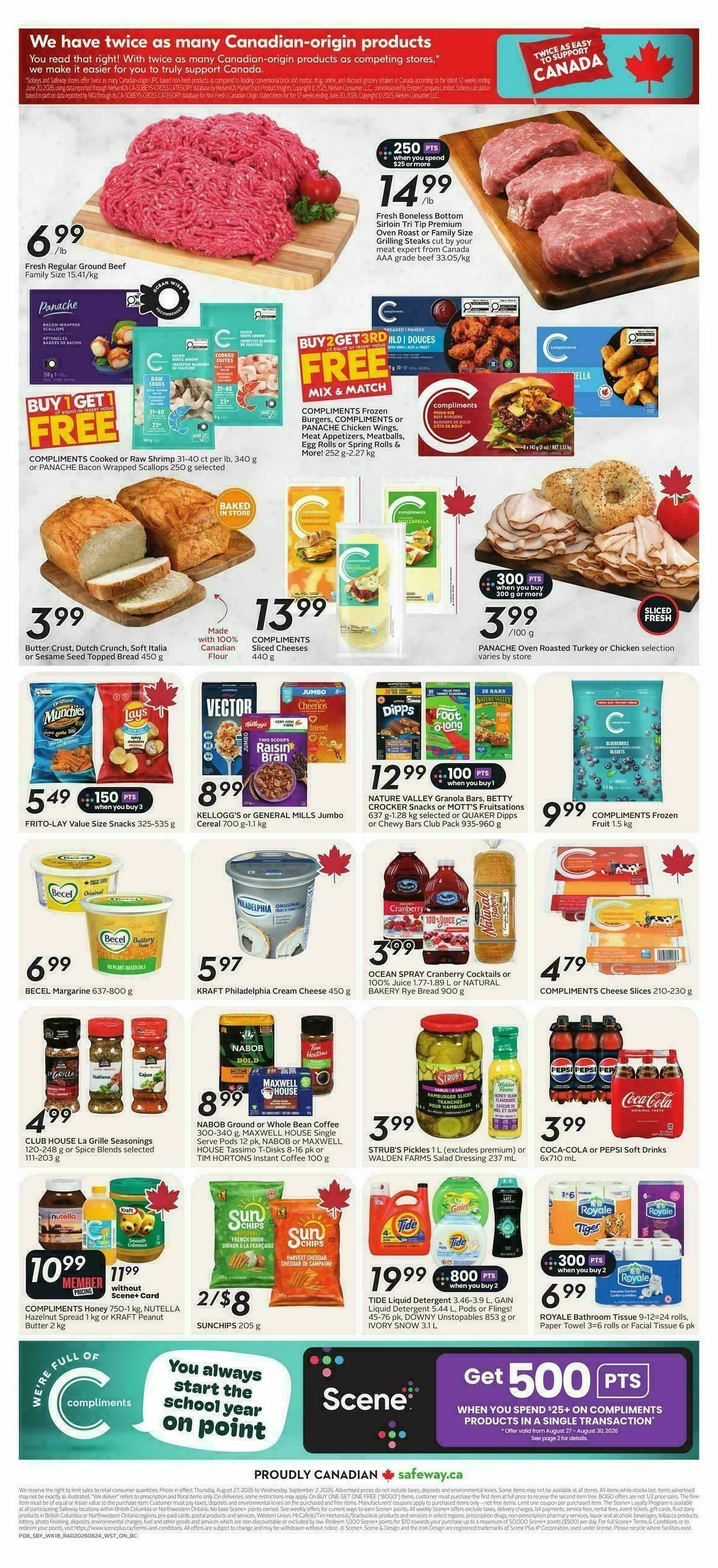 Safeway Flyer from August 27