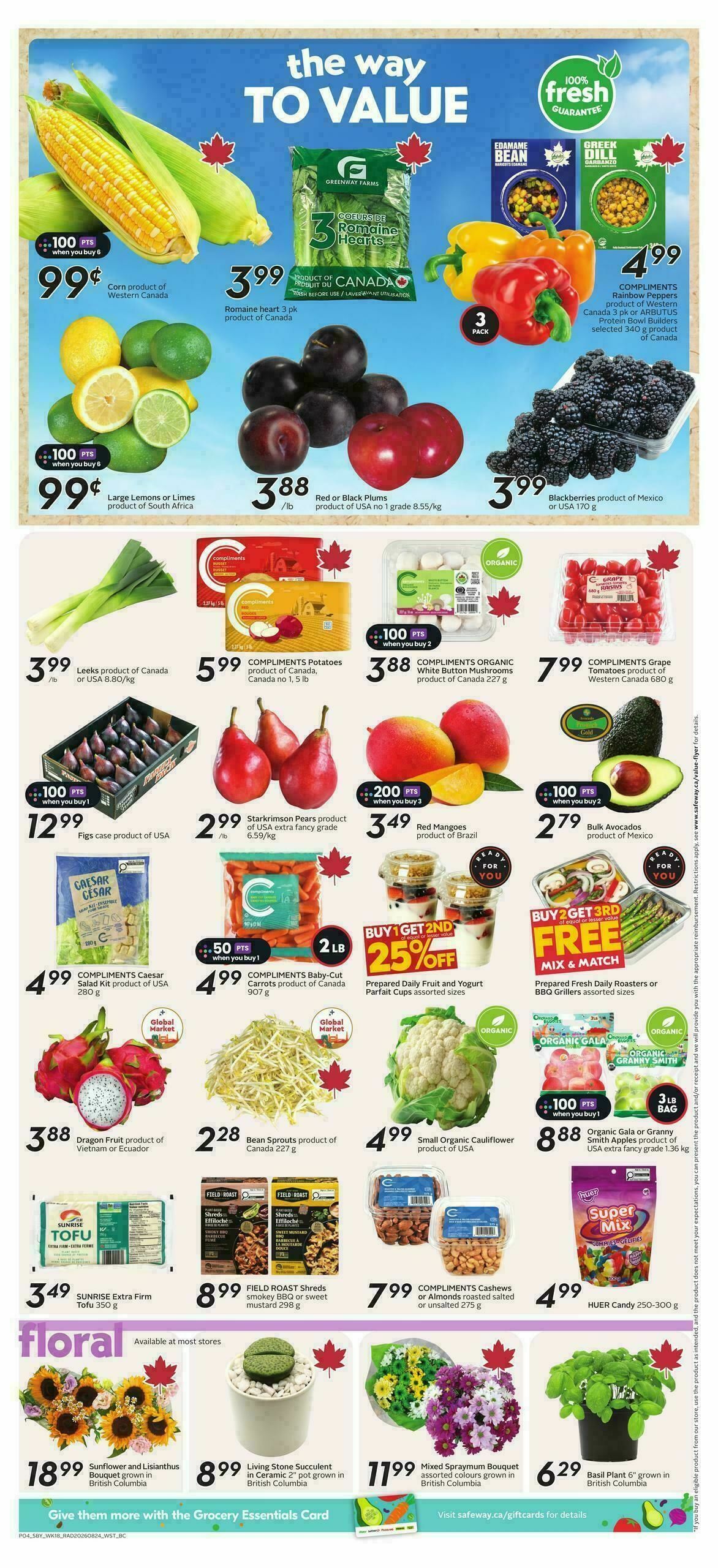 Safeway Flyer from August 27