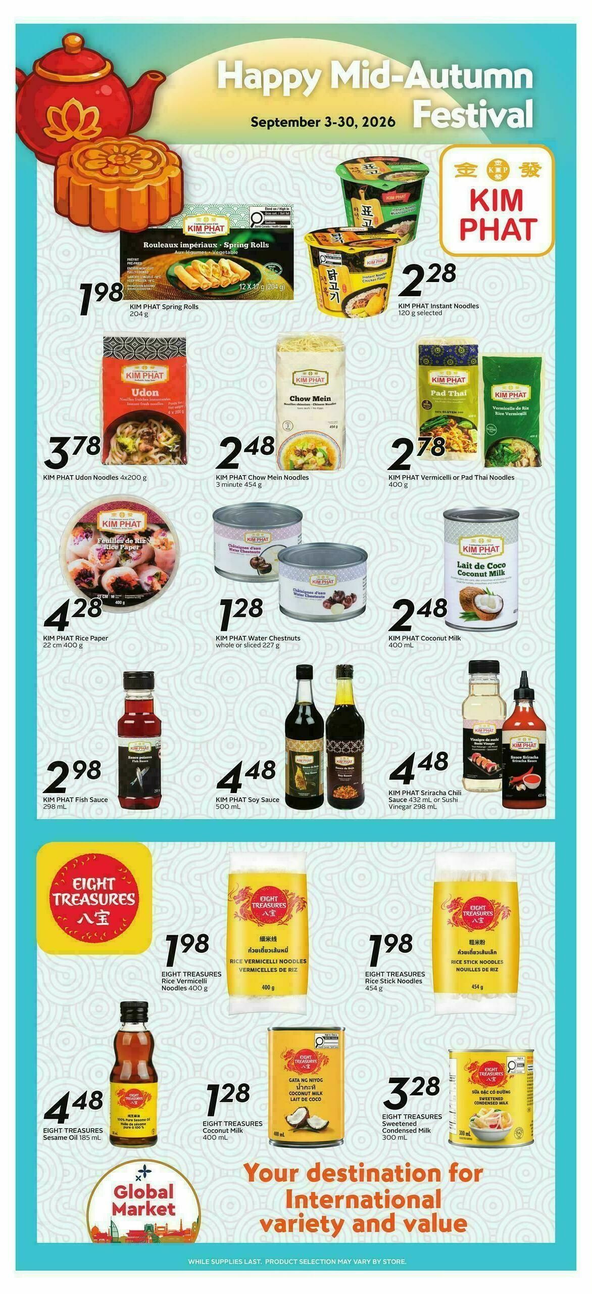 Safeway Mid-Autumn Festival Flyer from September 3