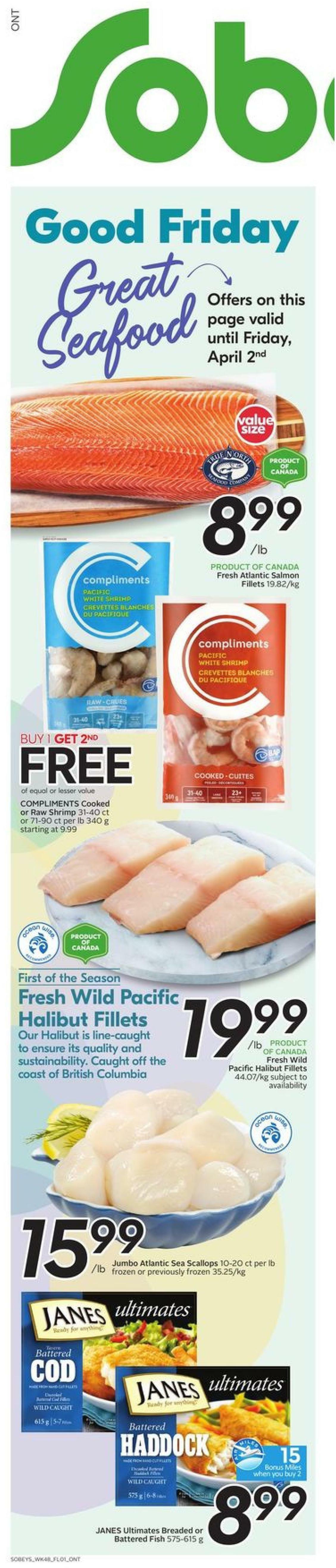 Sobeys Flyer from March 25
