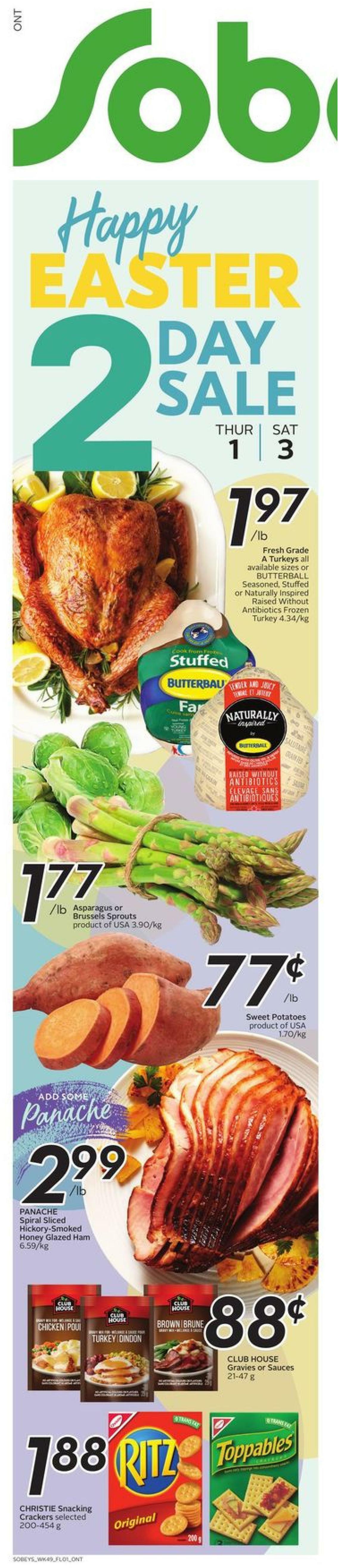 Sobeys Flyer from April 1