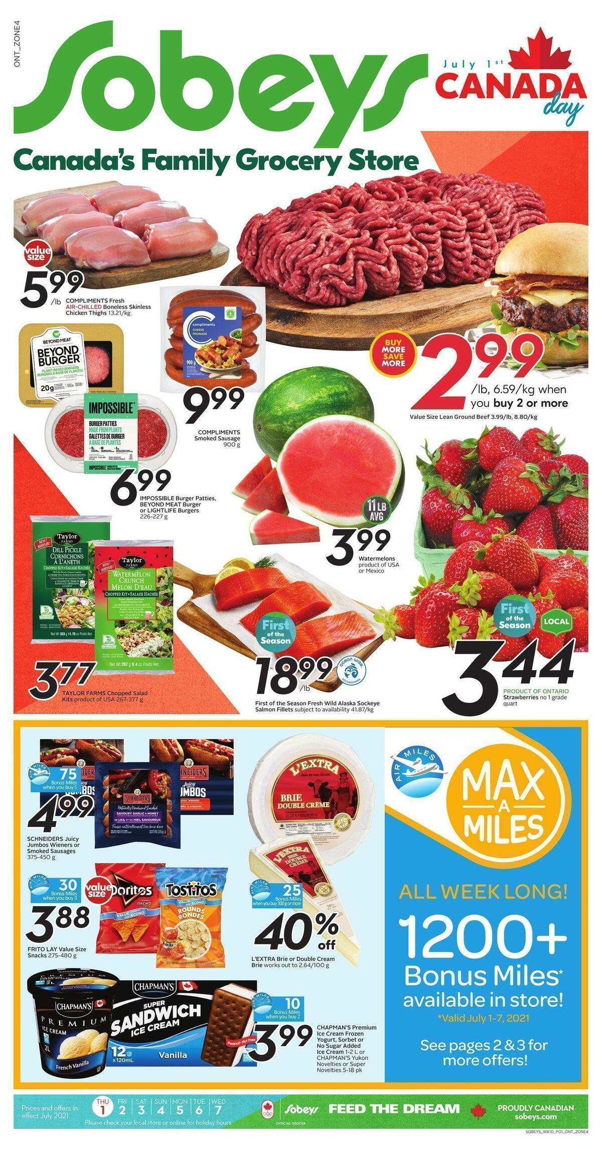Sobeys Flyer from July 1
