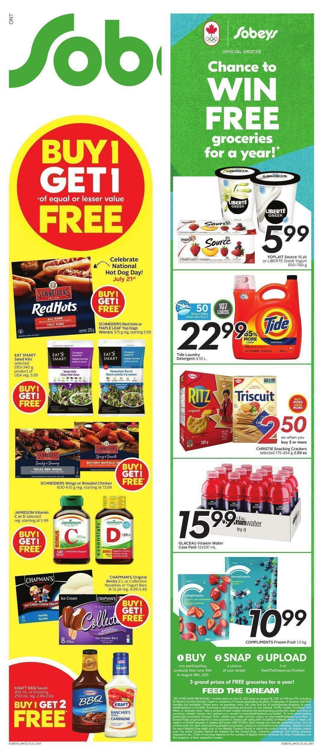 Sobeys Flyer from July 15