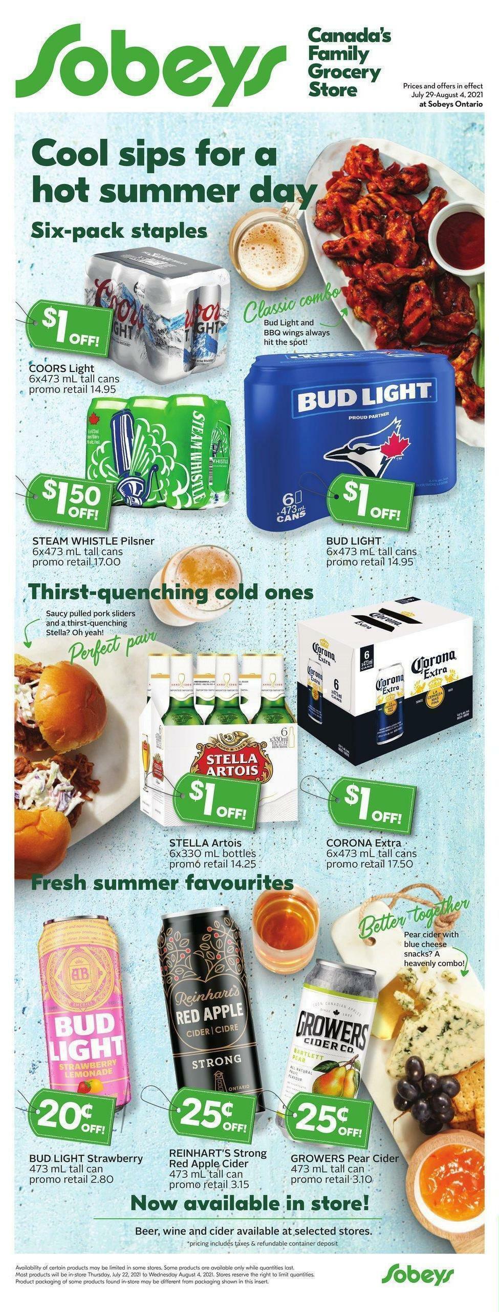 Sobeys Flyer from July 29