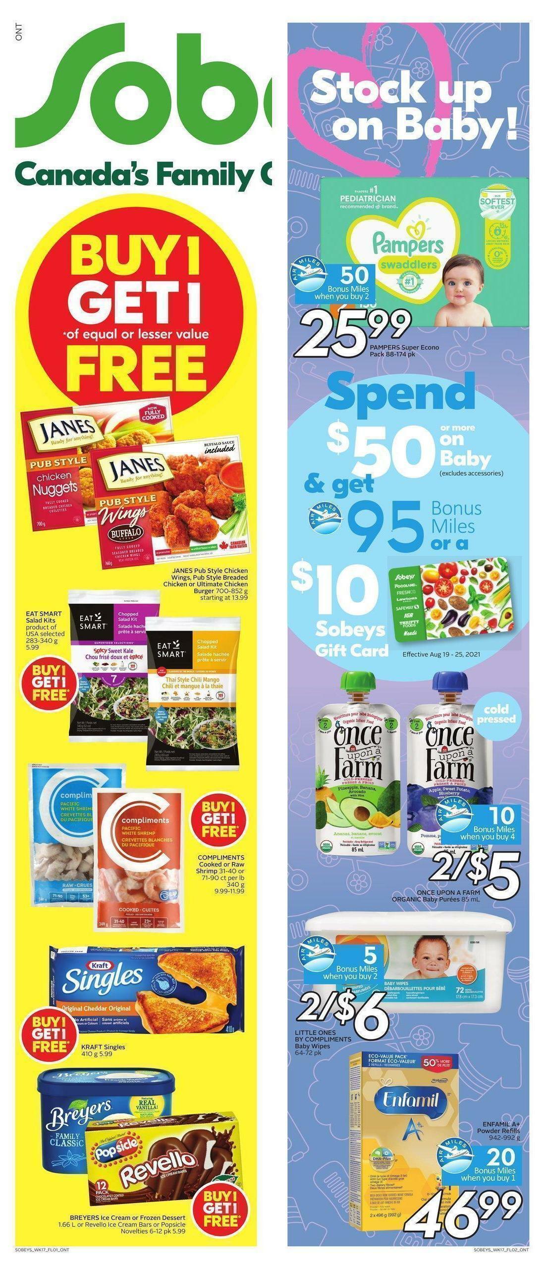 Sobeys Flyer from August 19