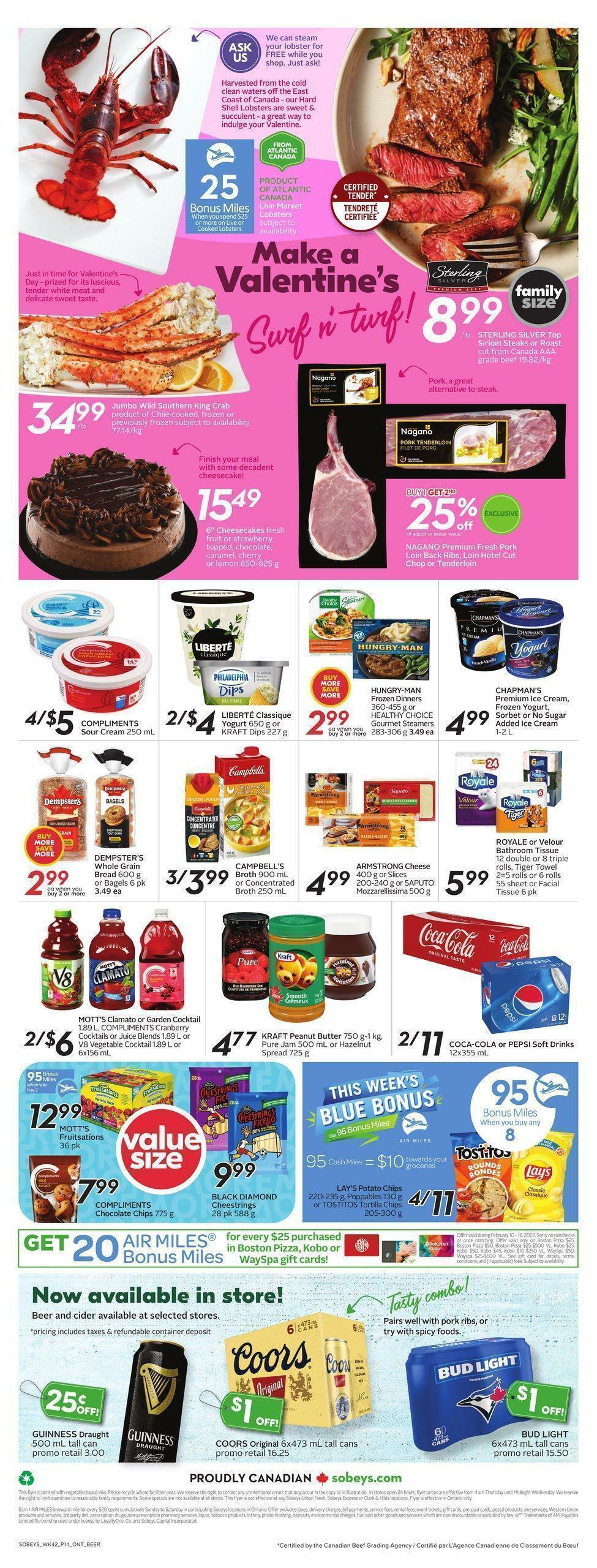 Sobeys Flyer from February 10