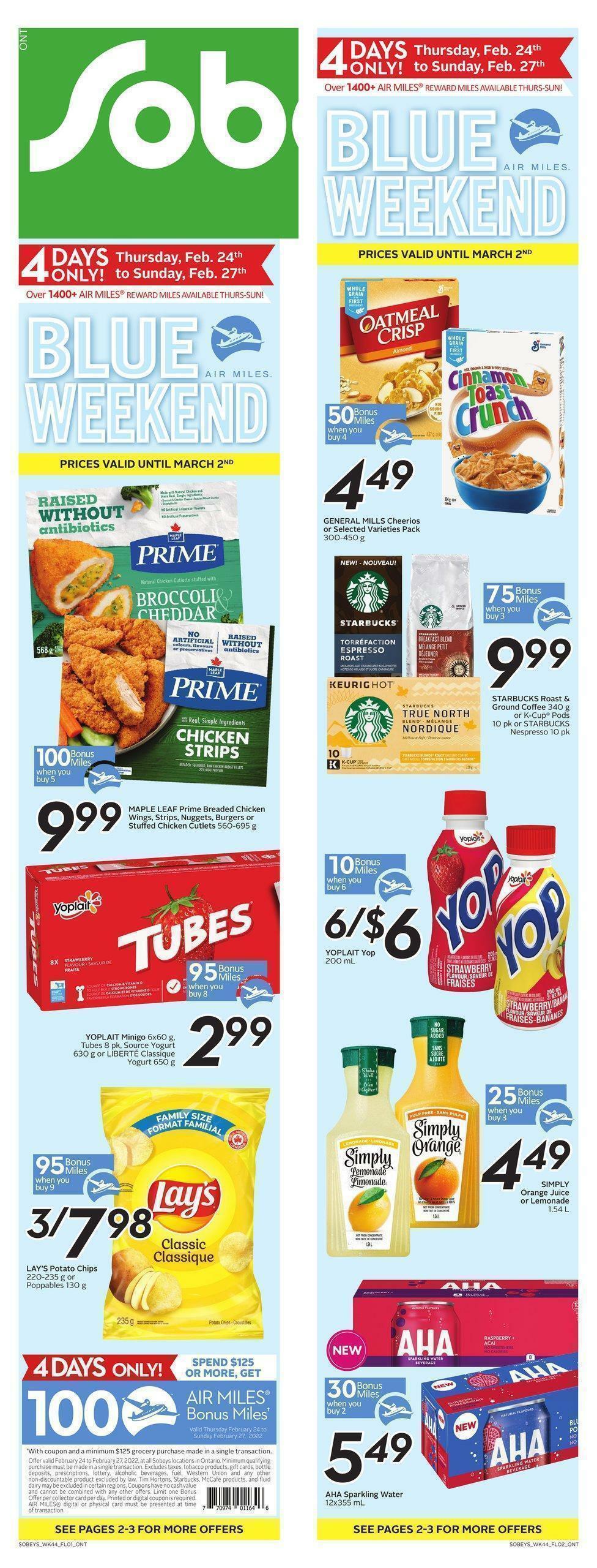 Sobeys Flyer from February 24