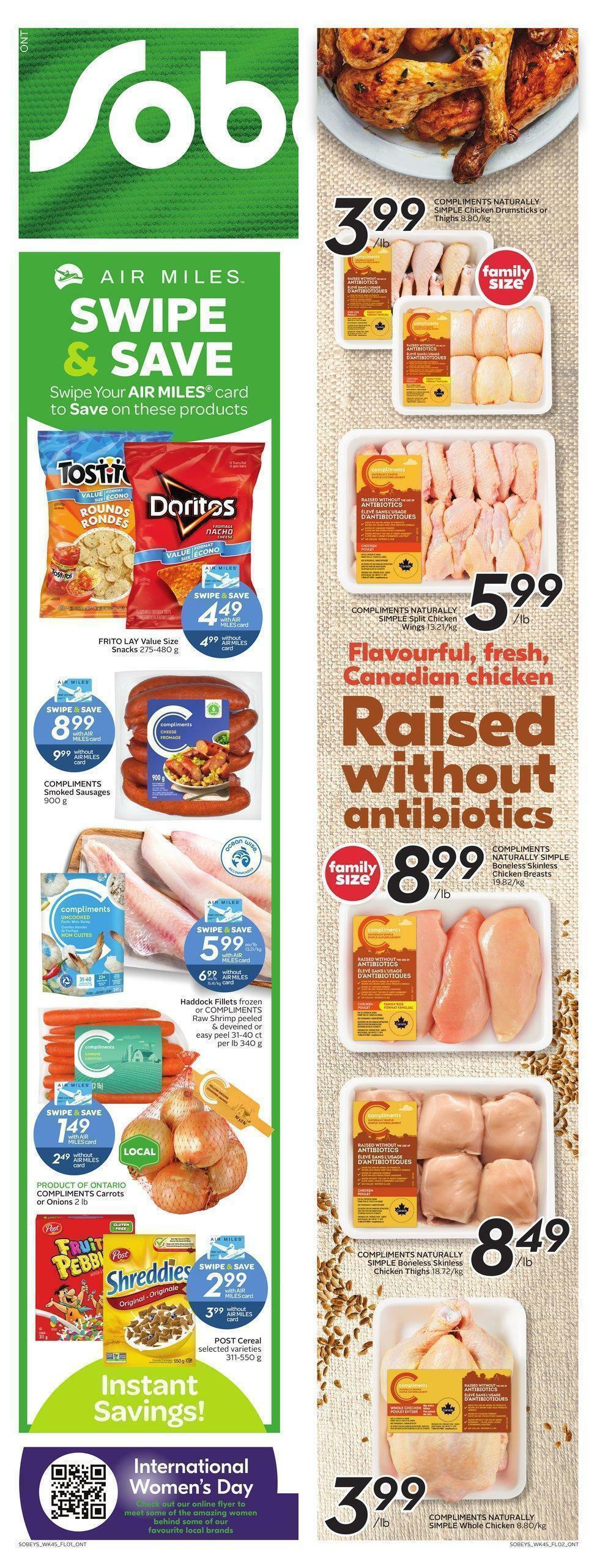 Sobeys Flyer from March 3