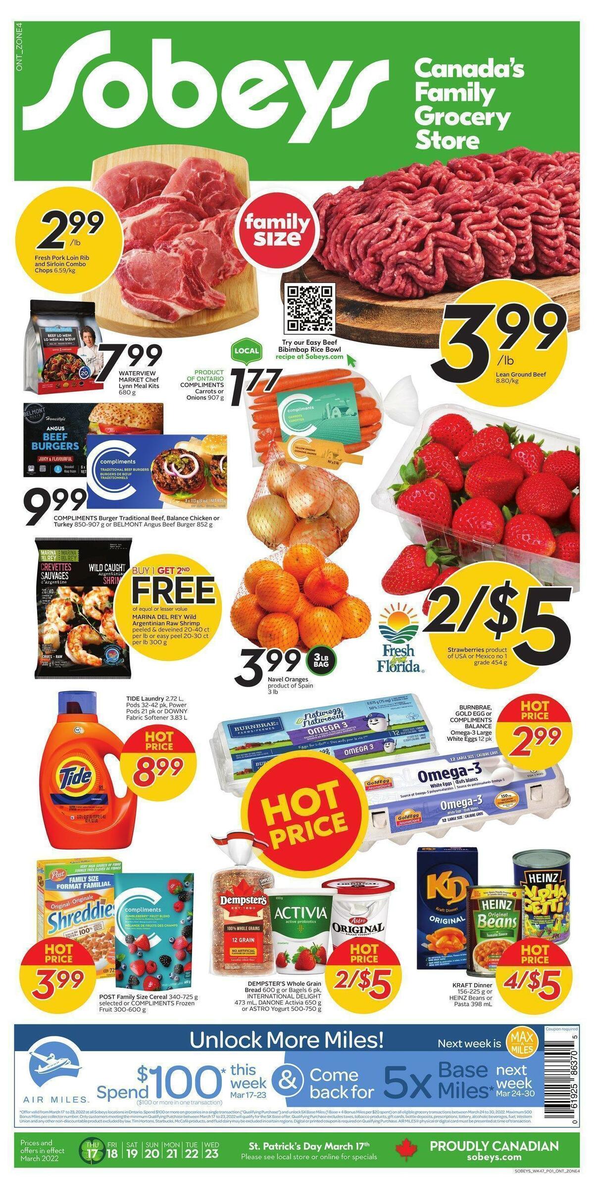 Sobeys Flyer from March 17