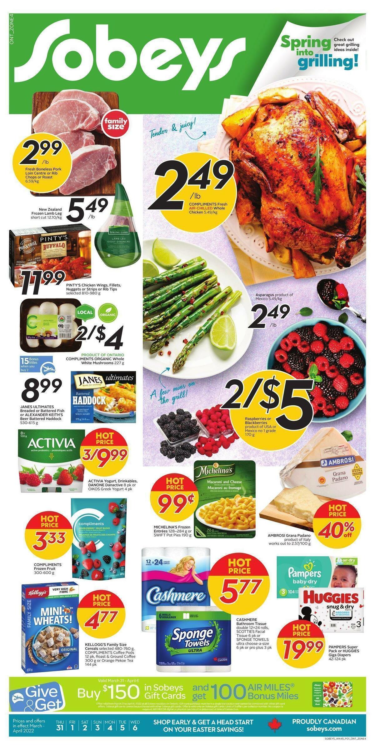 Sobeys Flyer from March 31
