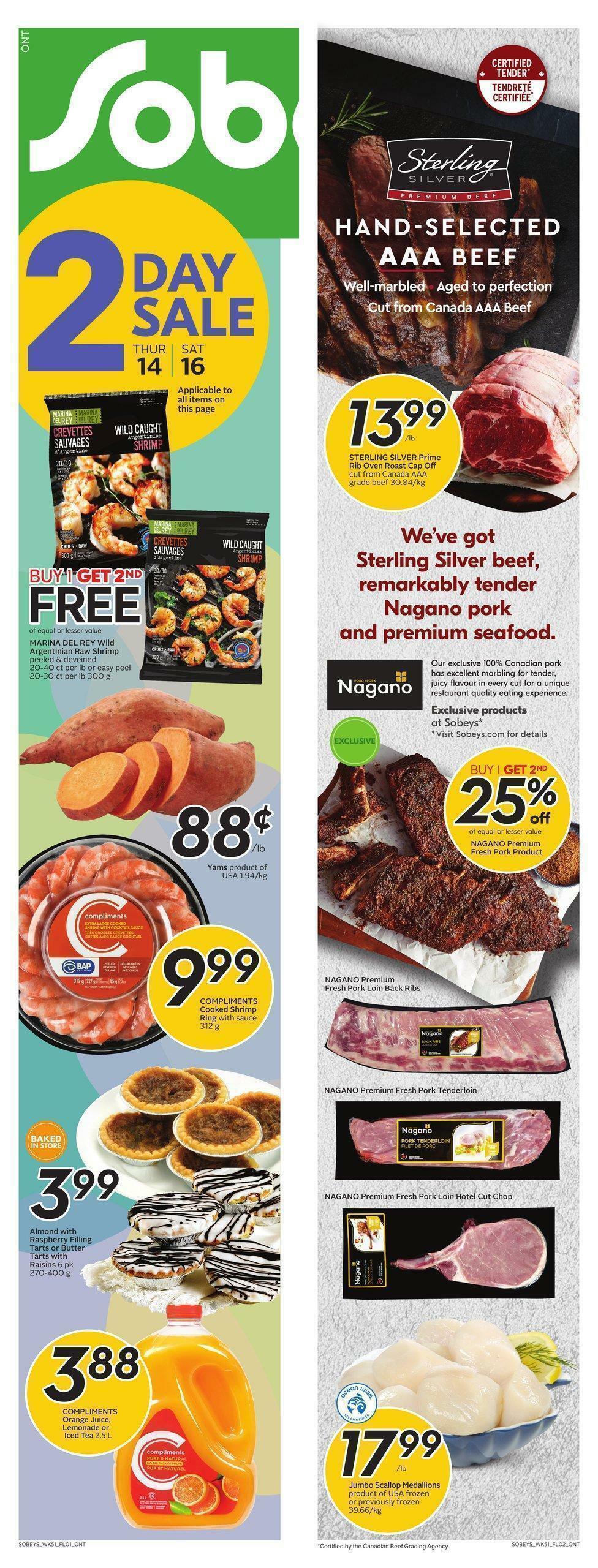 Sobeys Flyer from April 14