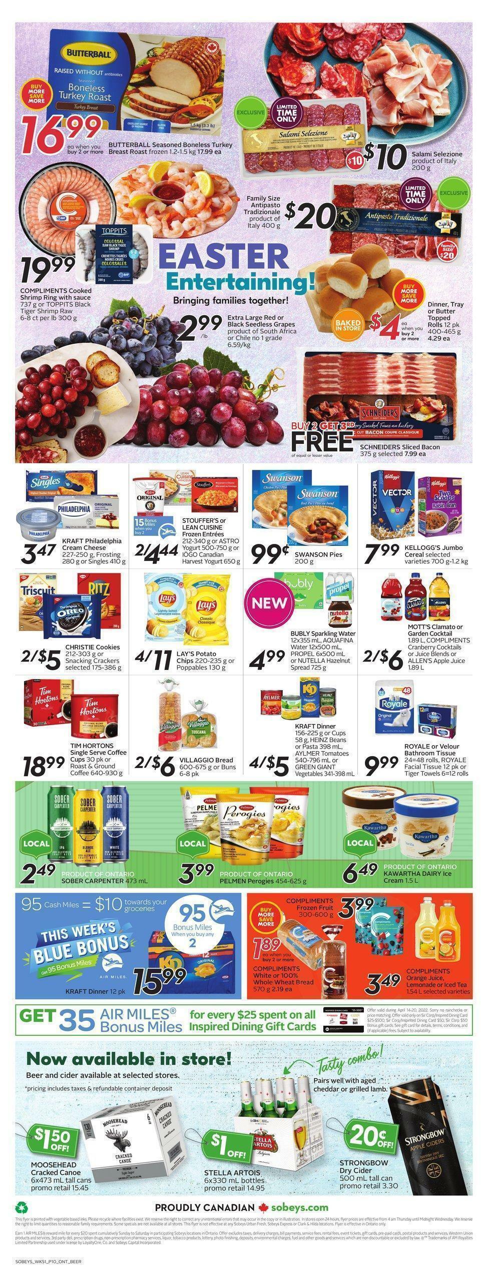 Sobeys Flyer from April 14