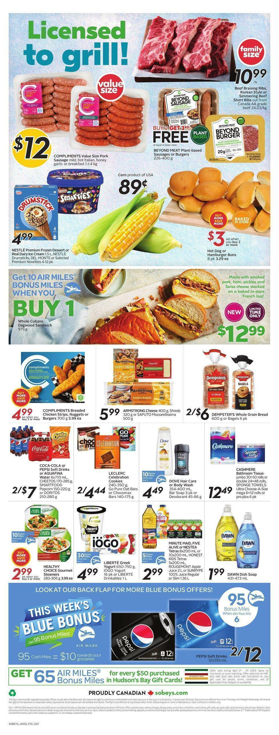 Sobeys Flyer from April 21