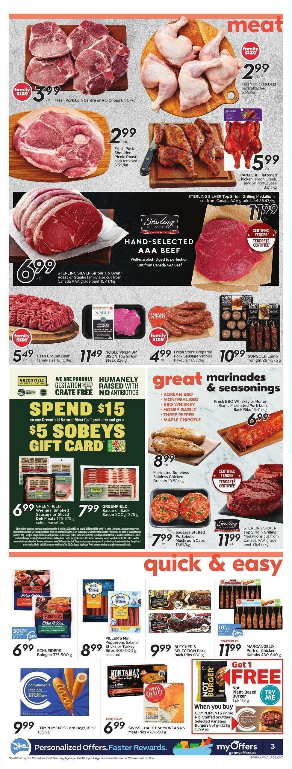 Sobeys Flyer from May 5