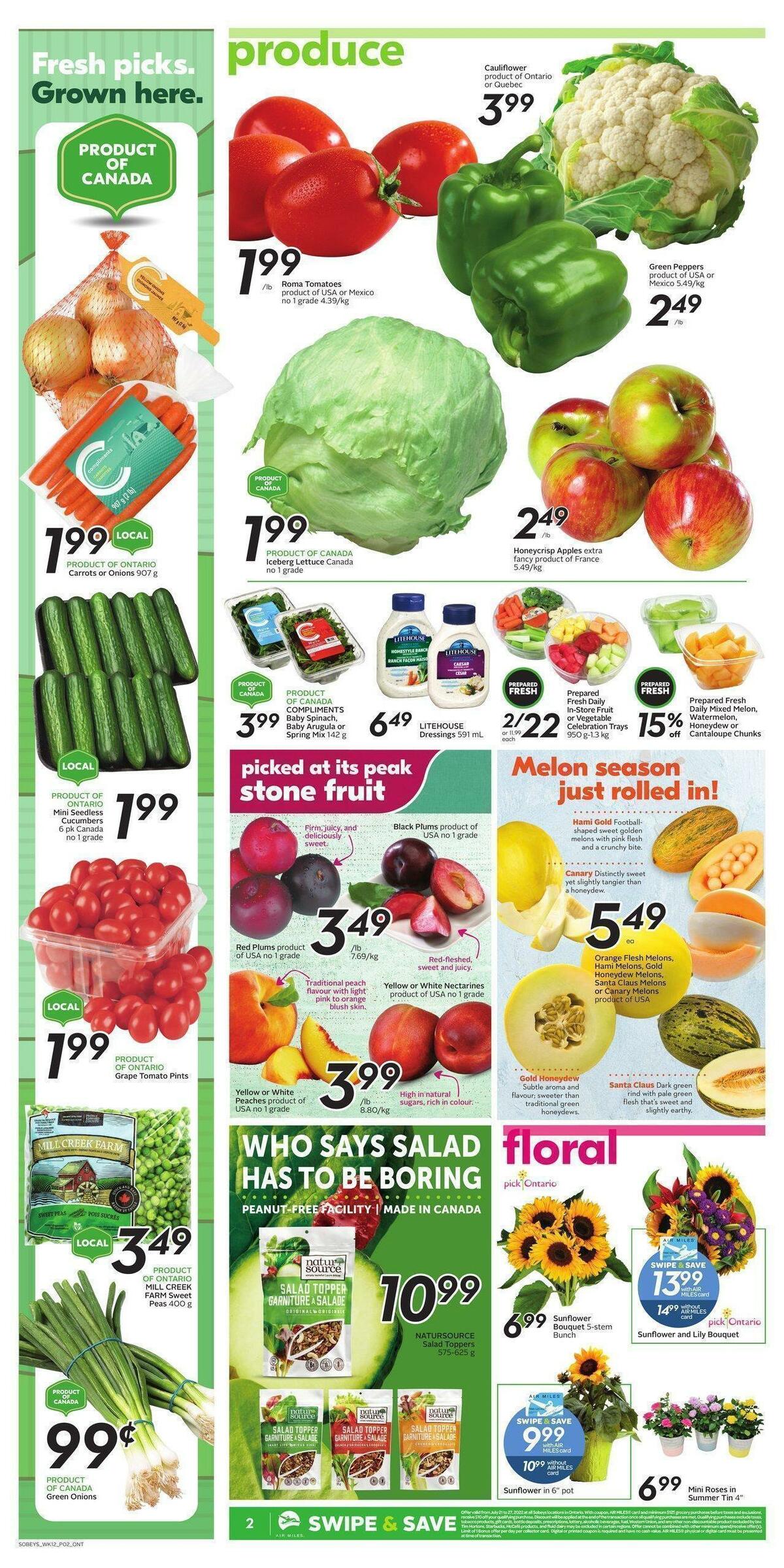 Sobeys Flyer from July 21