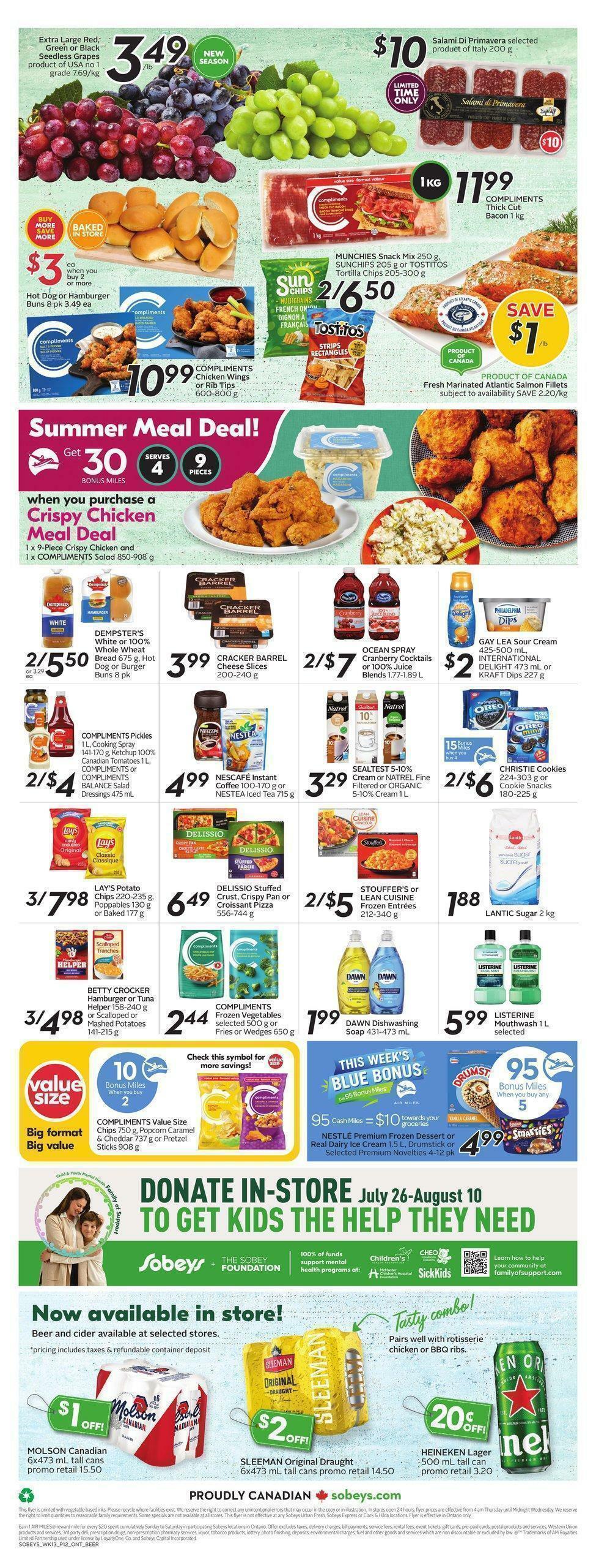 Sobeys Flyer from July 28