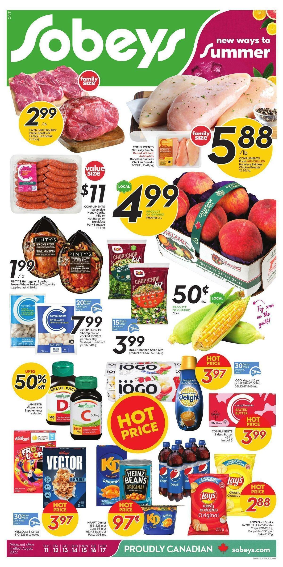 Sobeys Flyer from August 11
