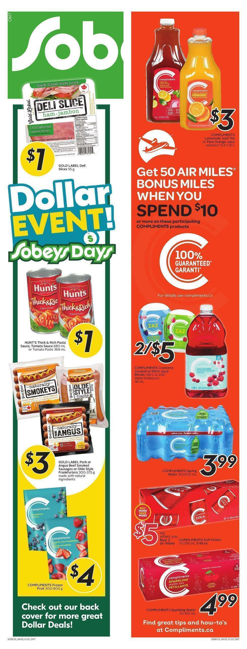 Sobeys Flyer from August 18
