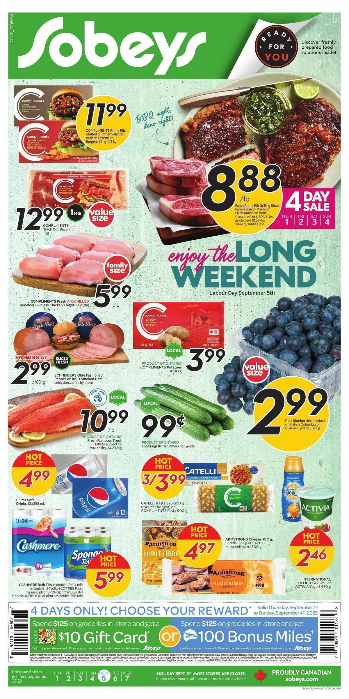 Sobeys Flyer from September 1
