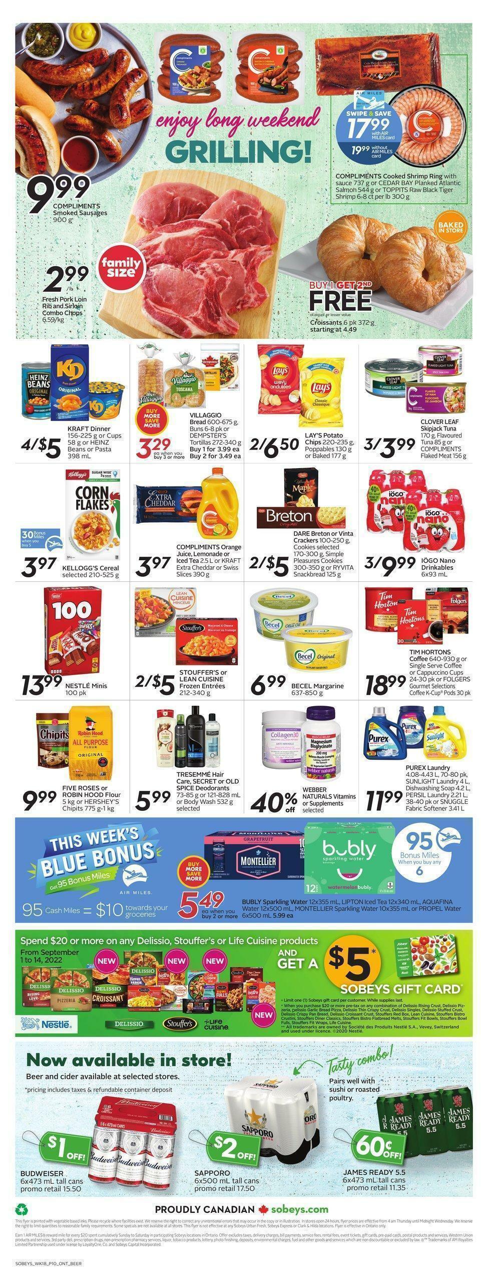 Sobeys Flyer from September 1