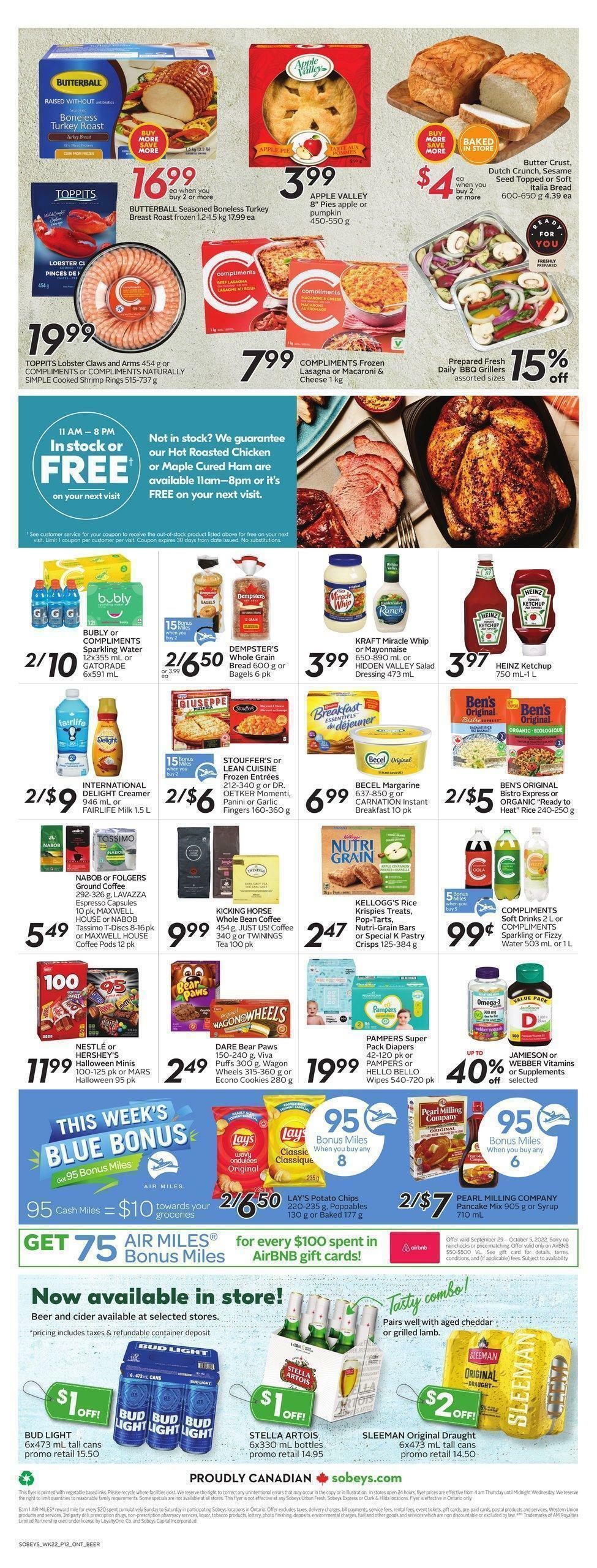 Sobeys Flyer from September 29