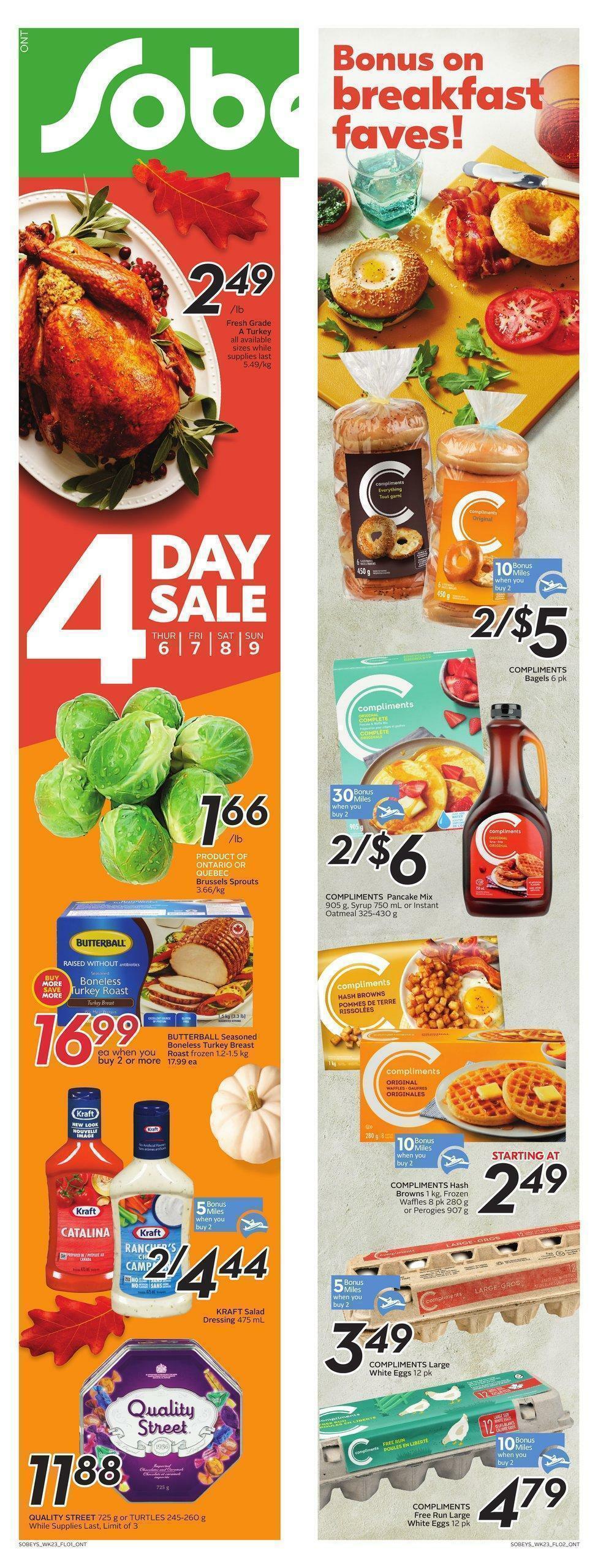 Sobeys Flyer from October 6
