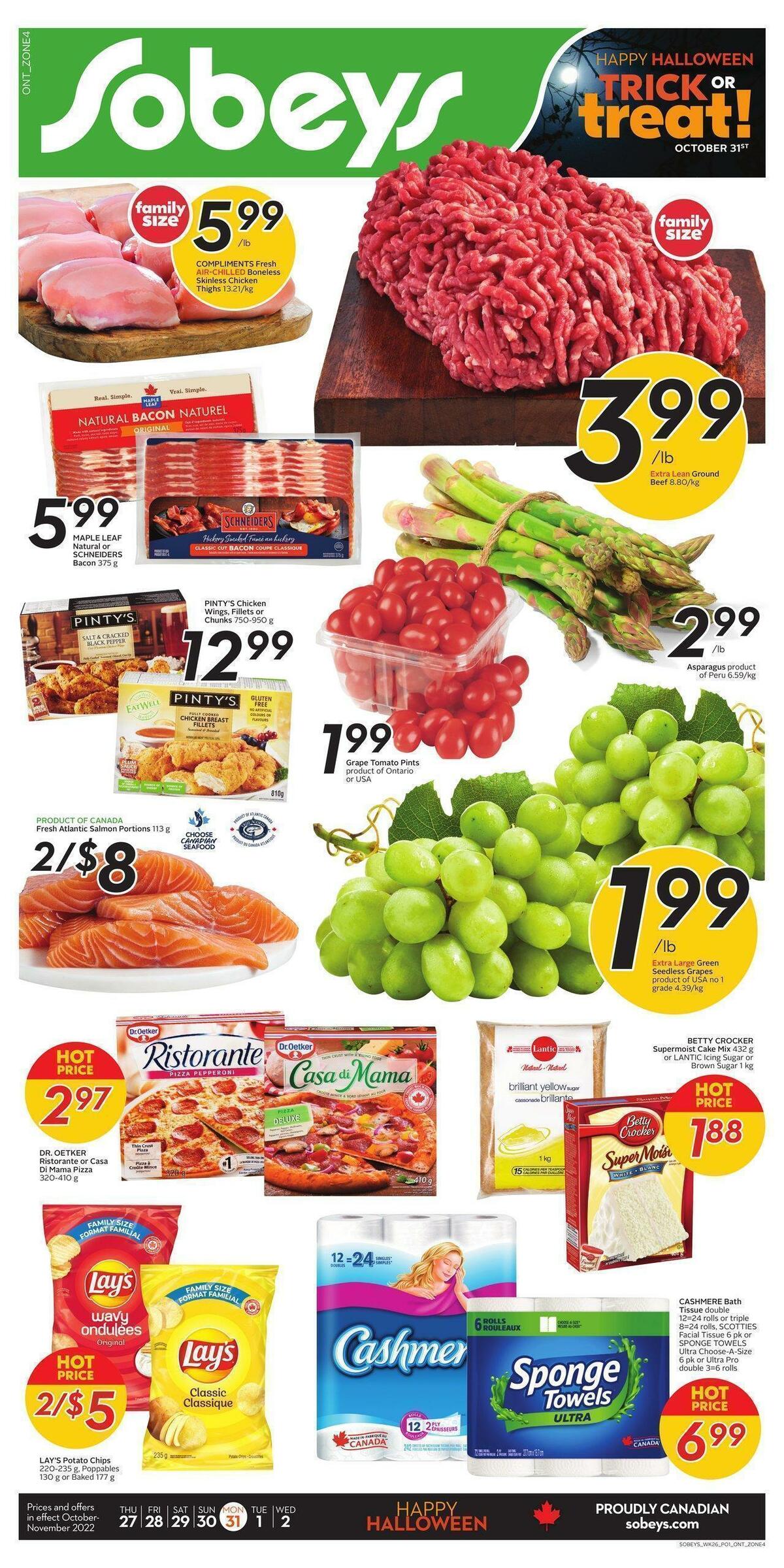 Sobeys Flyer from October 27