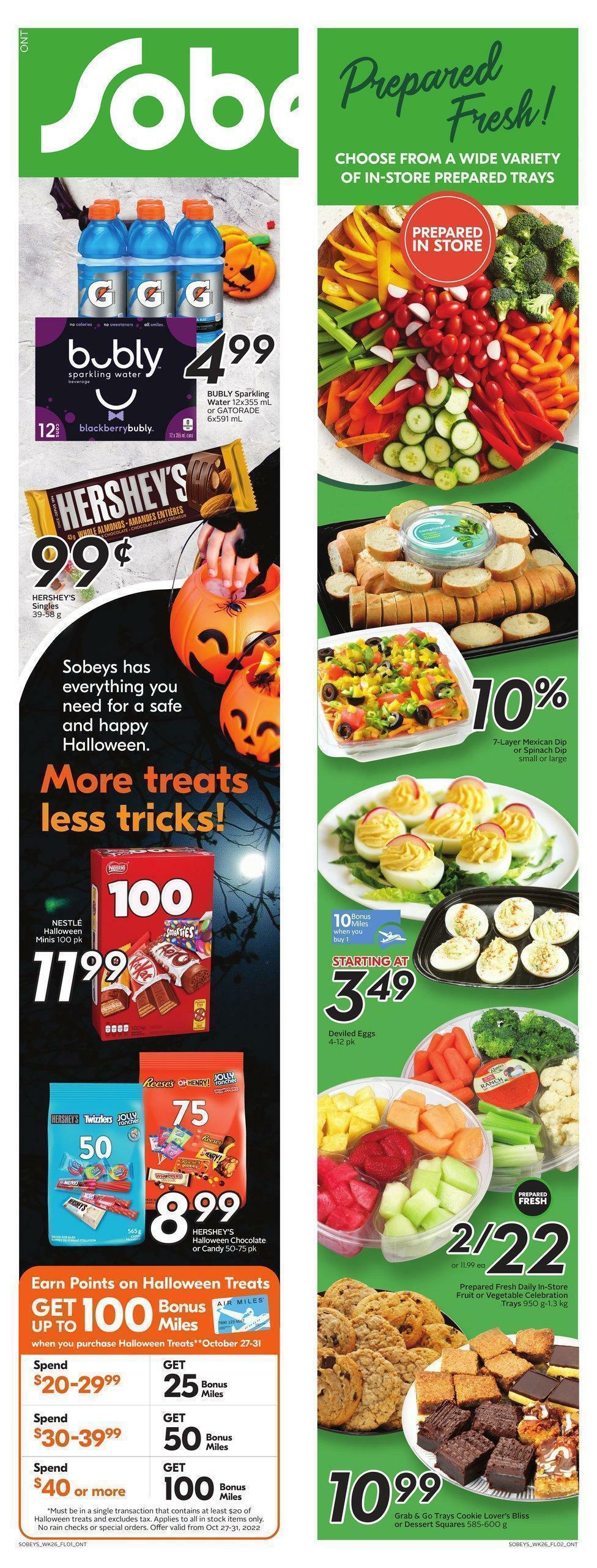 Sobeys Flyer from October 27