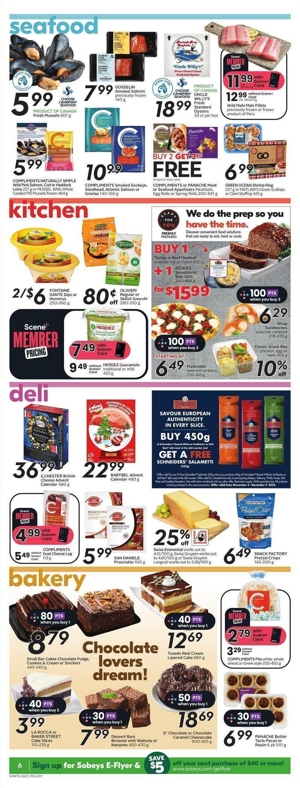 Sobeys Flyer from November 3