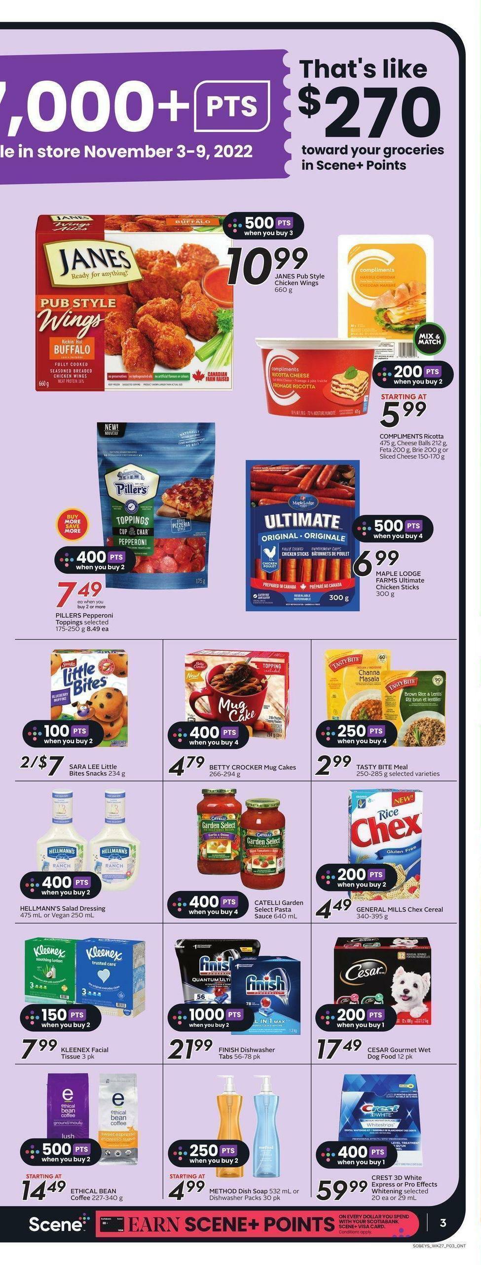 Sobeys Flyer from November 3