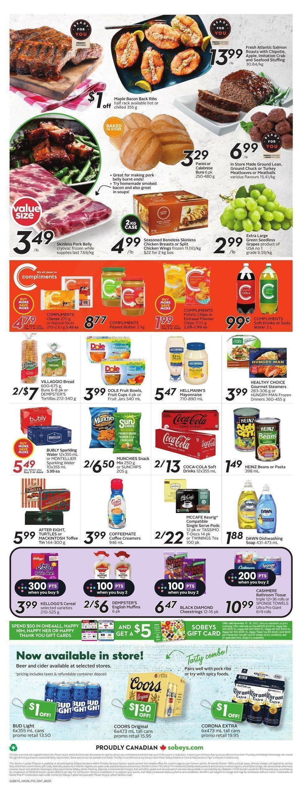 Sobeys Flyer from November 10