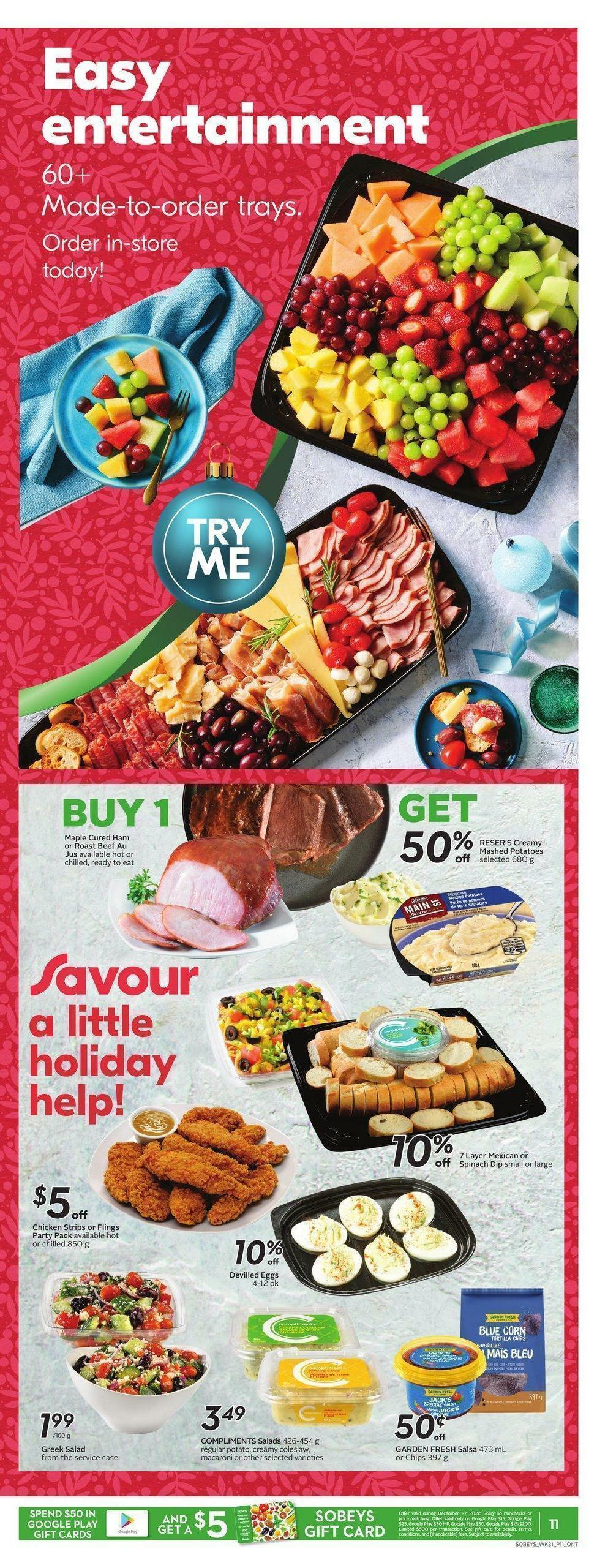 Sobeys Flyer from December 1